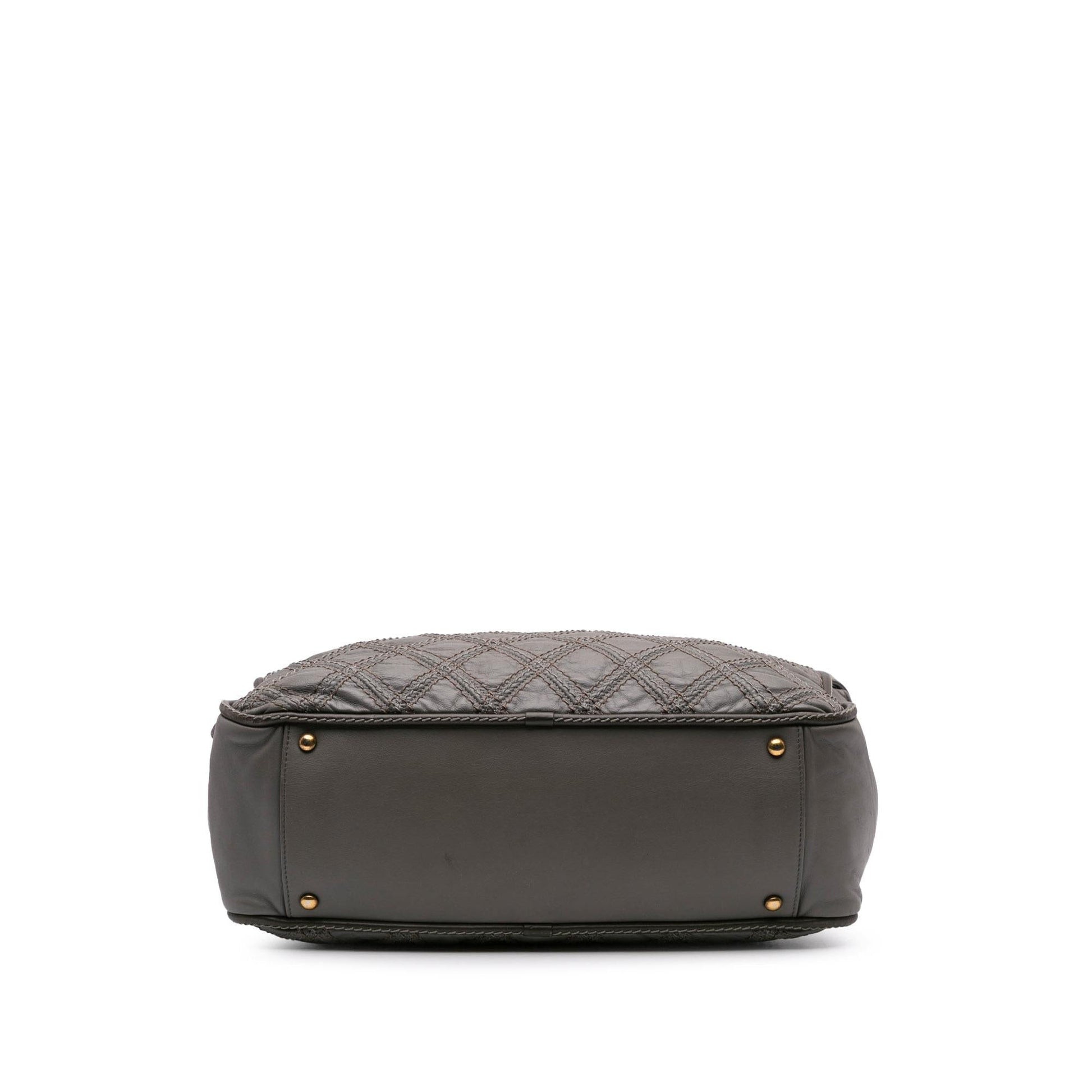 Chanel CC Quilted Calfskin Triptych Tote Bag