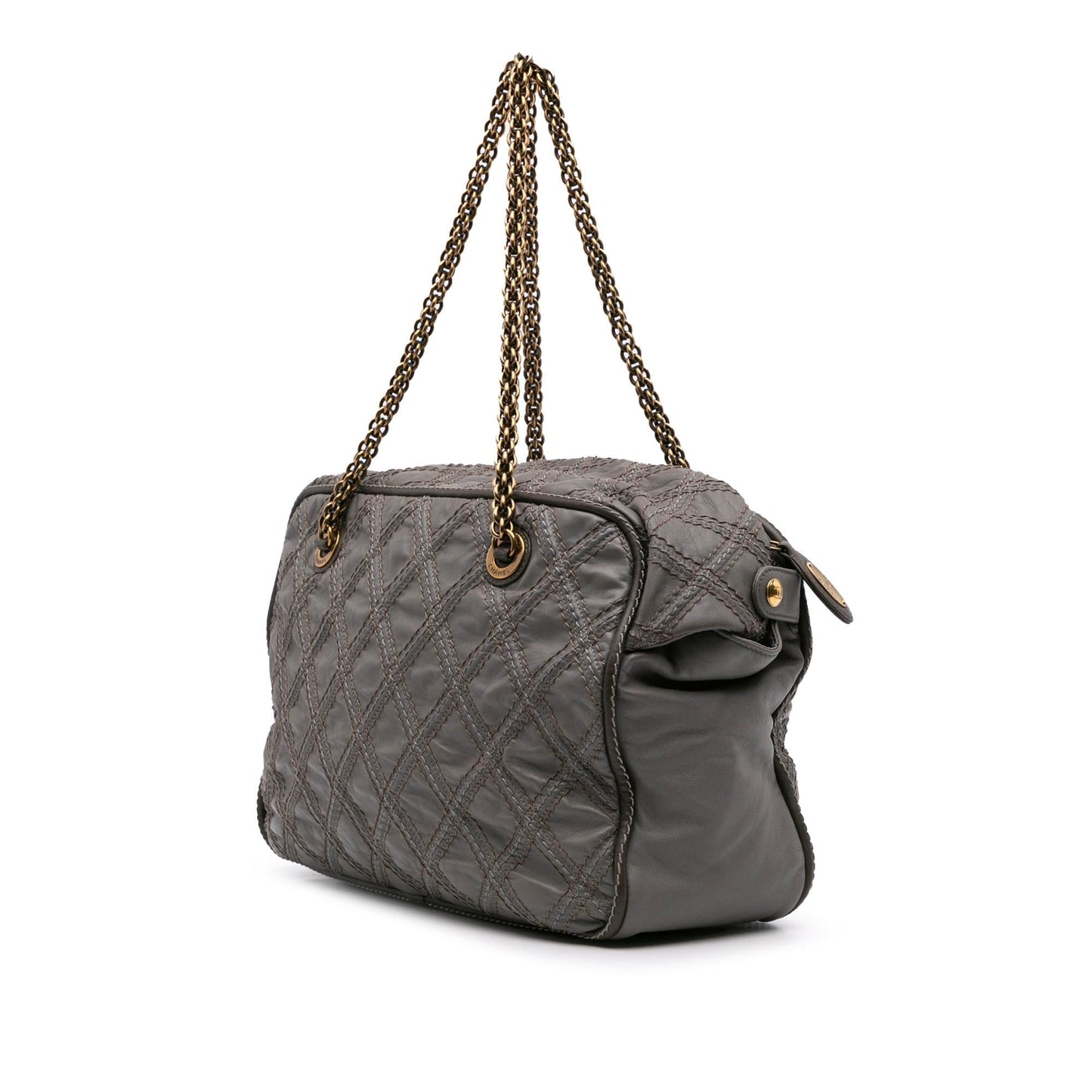 Chanel CC Quilted Calfskin Triptych Tote Bag