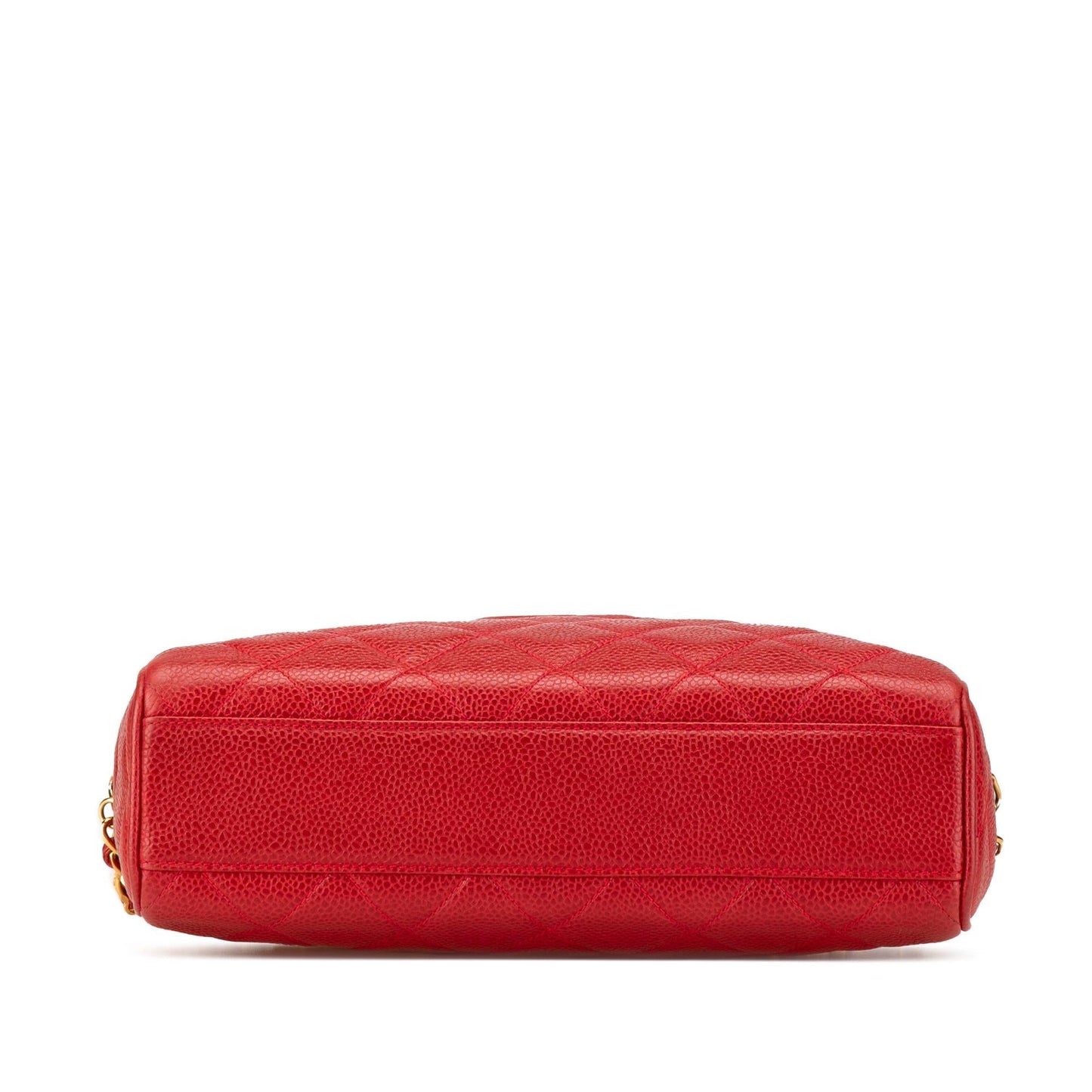 Chanel CC Quilted Caviar Camera Crossbody Bag