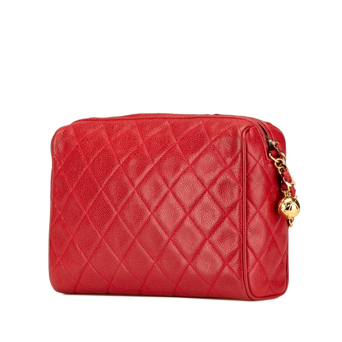 Chanel CC Quilted Caviar Camera Crossbody Bag Bag 1
