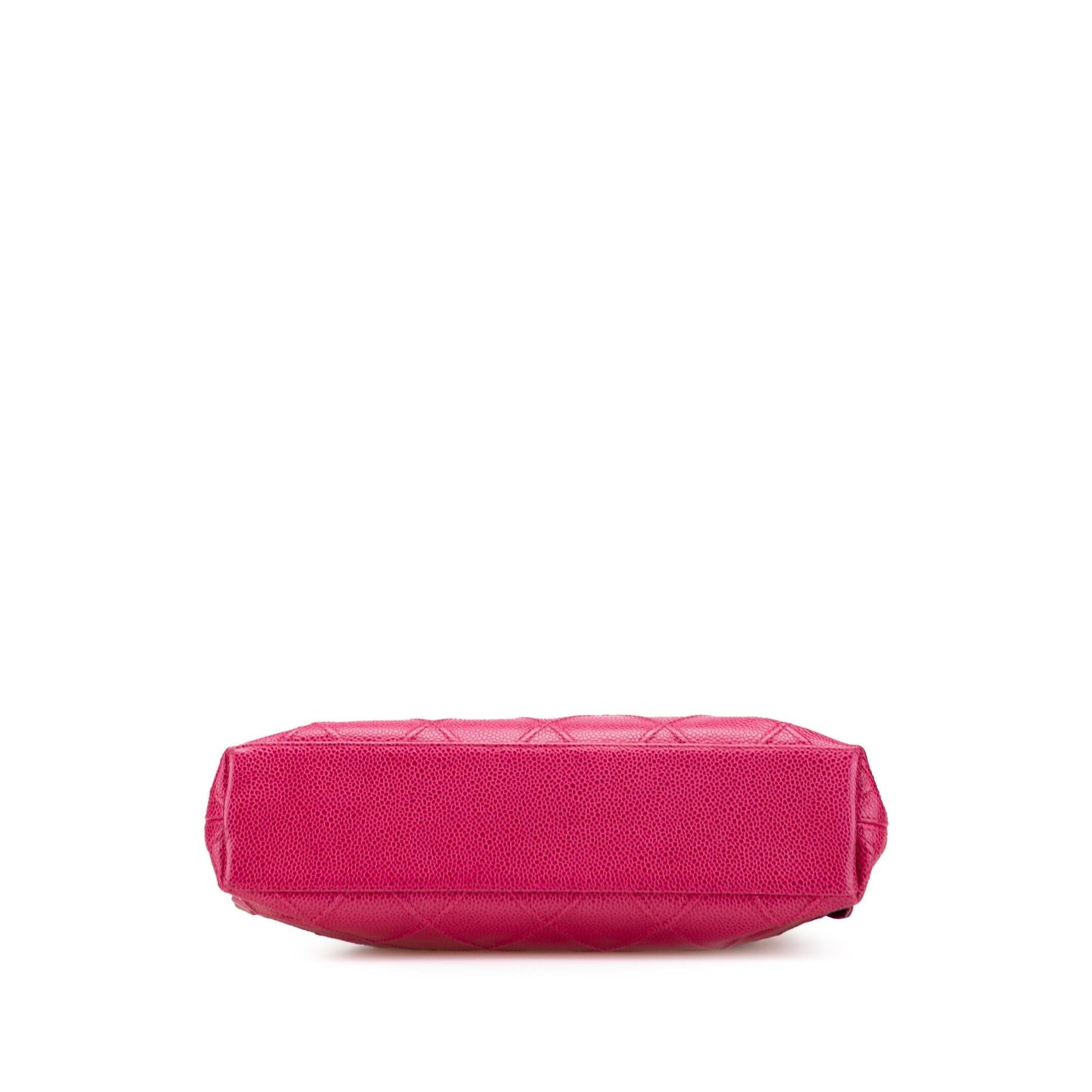 Chanel CC Quilted Caviar Tote Bag