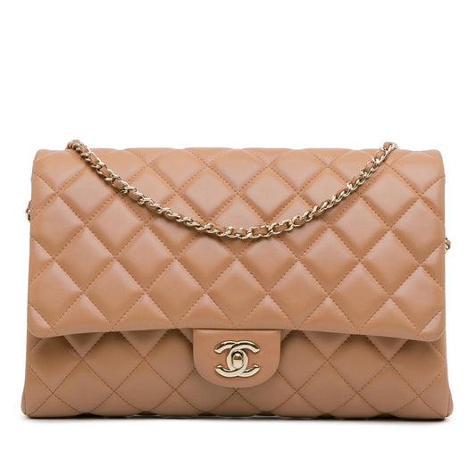 Chanel CC Quilted Lambskin SHG-1pgPyi Clutch Bag