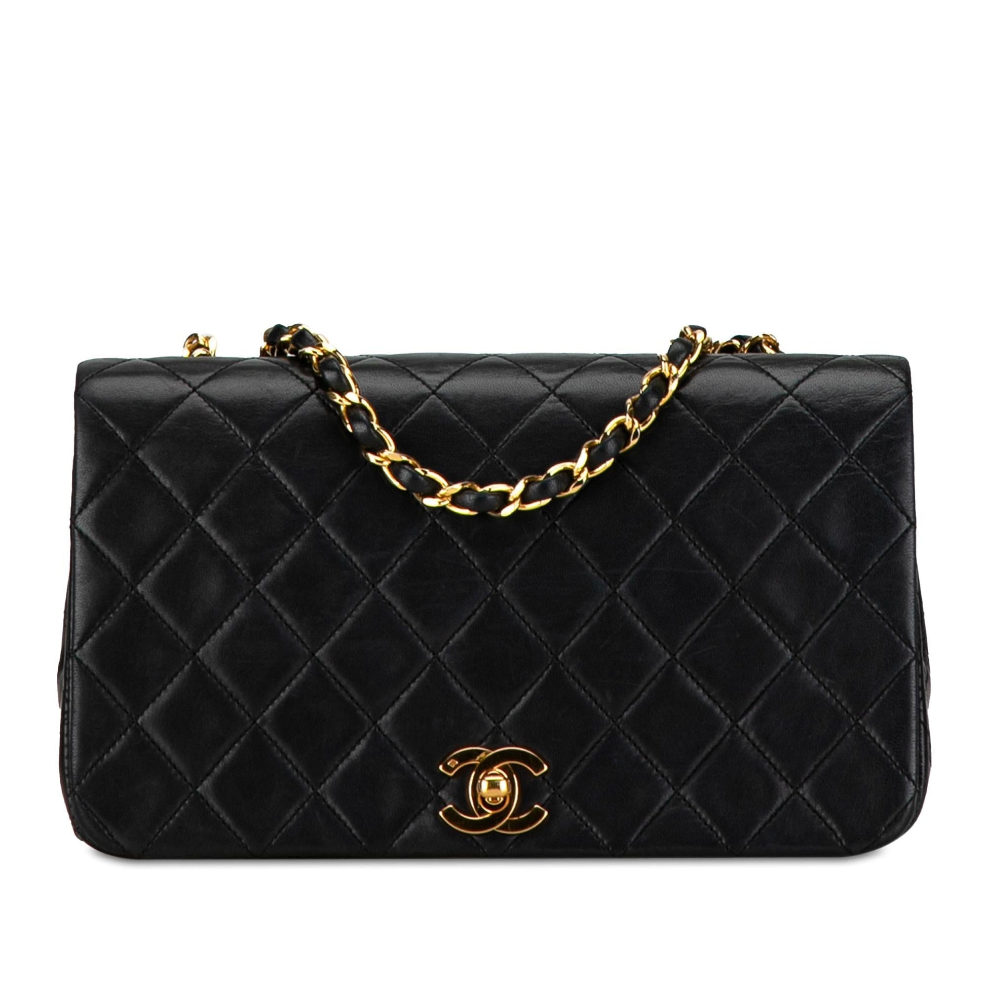 Chanel CC Quilted Lambskin Full Flap SHG-Y9hmIP Handbag