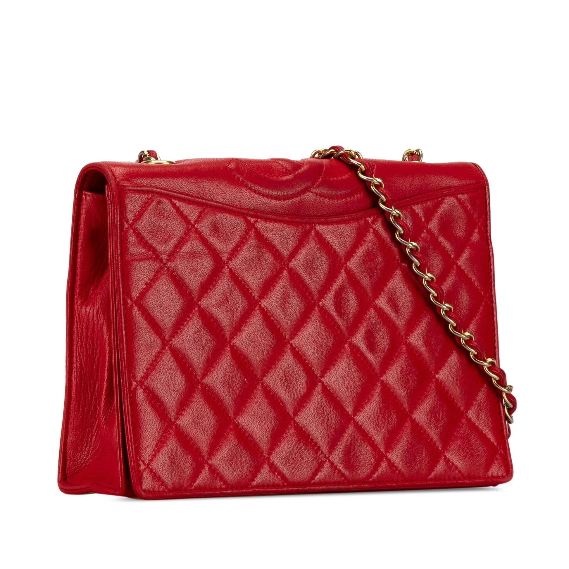 Chanel CC Quilted Lambskin Full Flap SHG-sF6Lle Handbag