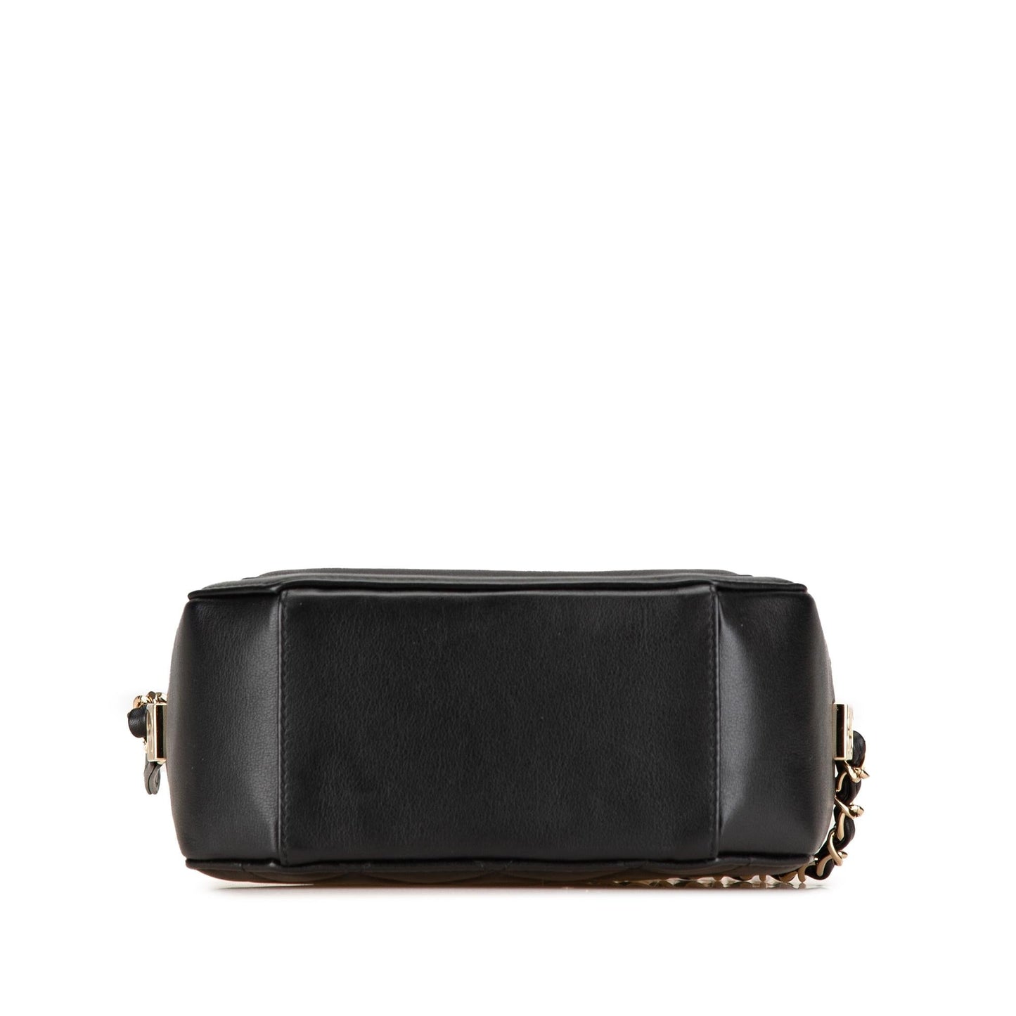 Chanel CC Quilted Lambskin Octagon Camera Handbag