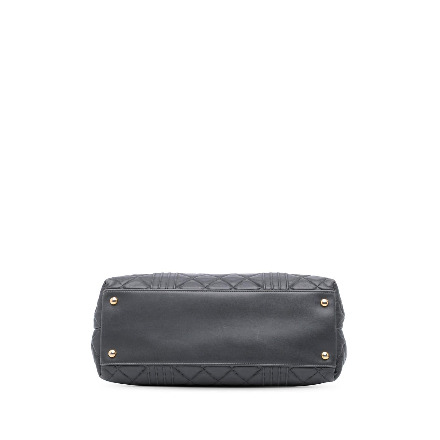 Chanel CC Quilted Lambskin Pin Tuck Tote Bag Tote 1