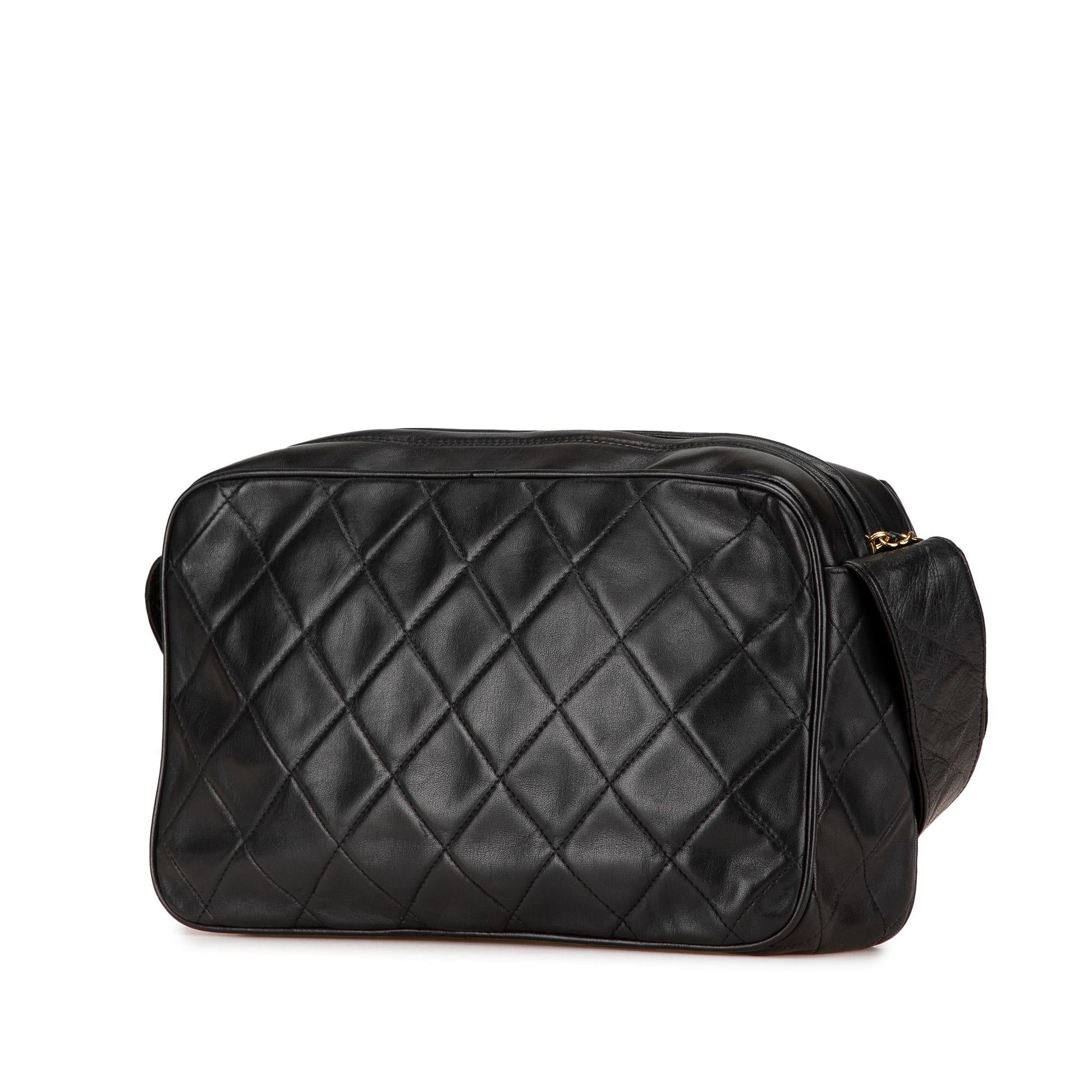 Chanel CC Quilted Lambskin Tassel Crossbody Bag Crossbody 2