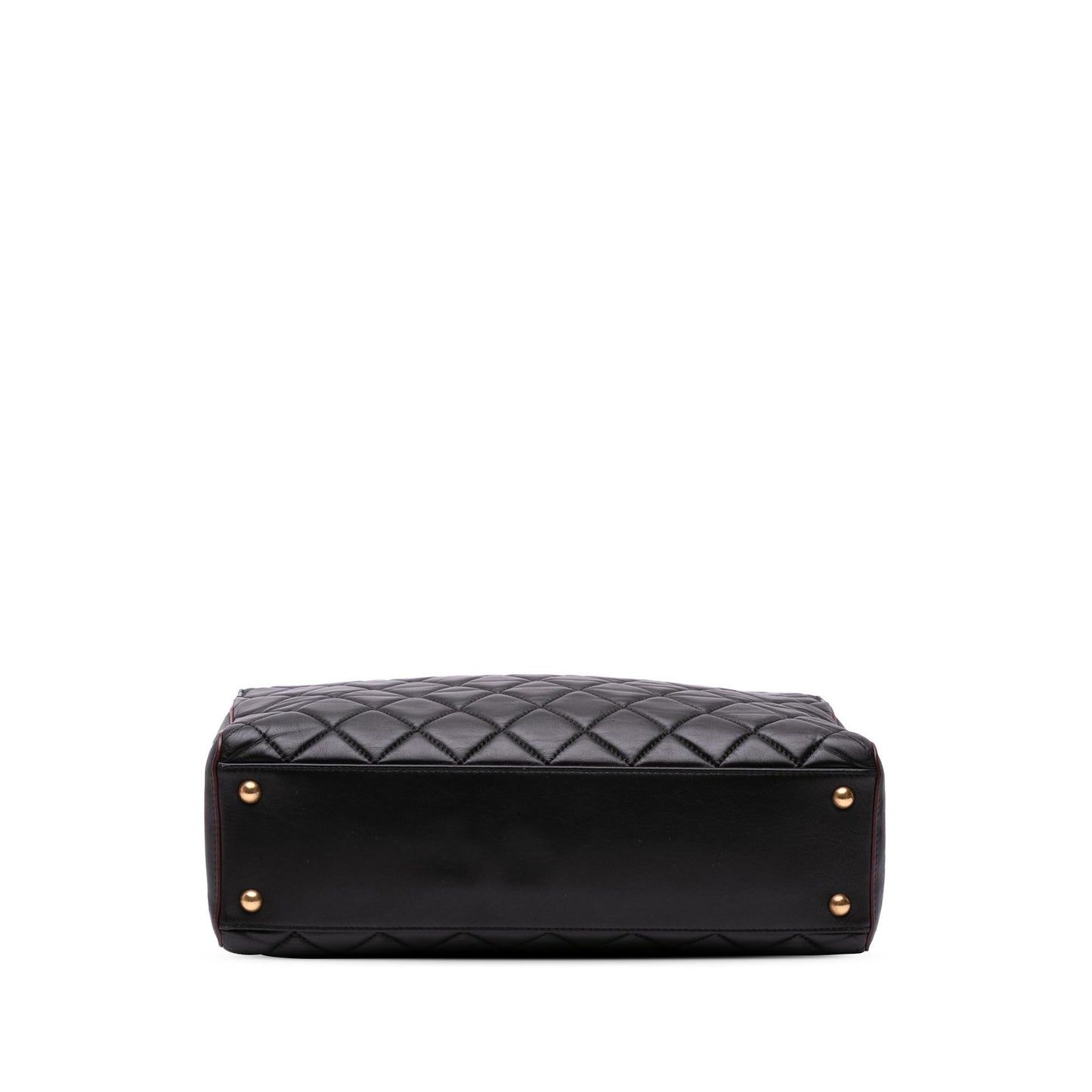Chanel CC Quilted Lambskin Turnlock Tote Bag Tote 1