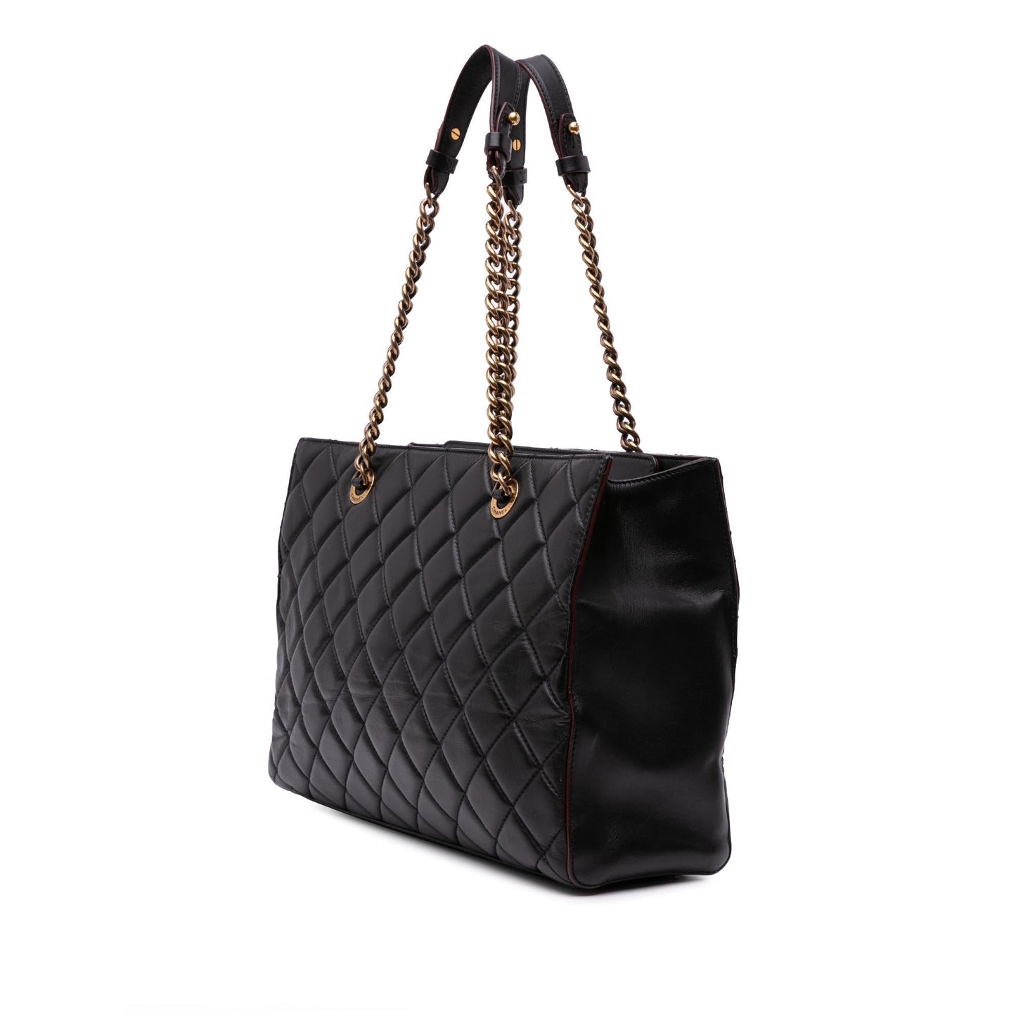 Chanel CC Quilted Lambskin Turnlock Tote Bag Tote 2