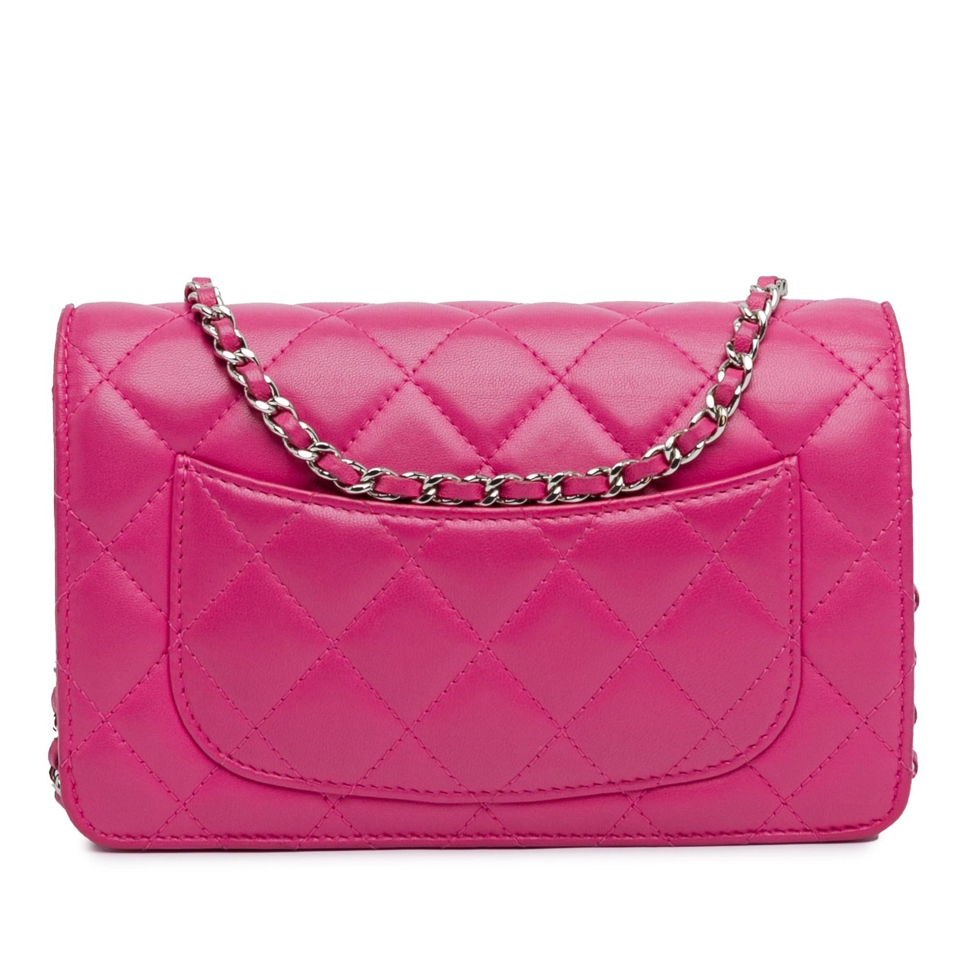 Chanel CC Quilted Lambskin On SHG-CEhNf2 Wallet Case