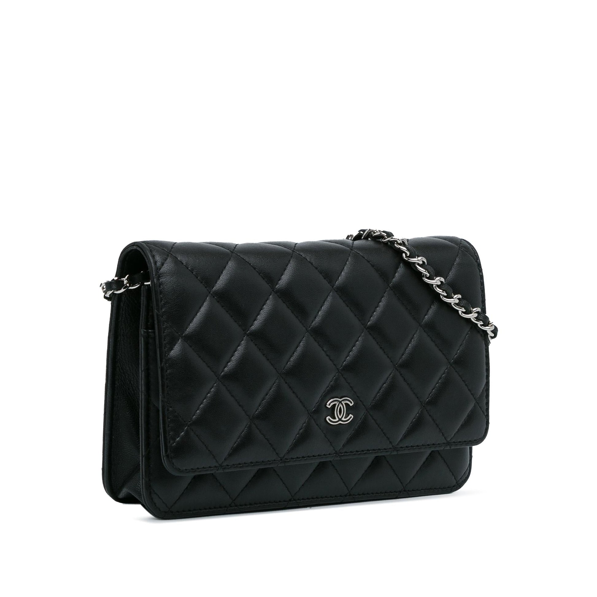 Chanel CC Quilted Lambskin On SHG-FJ9bzv Wallet Case