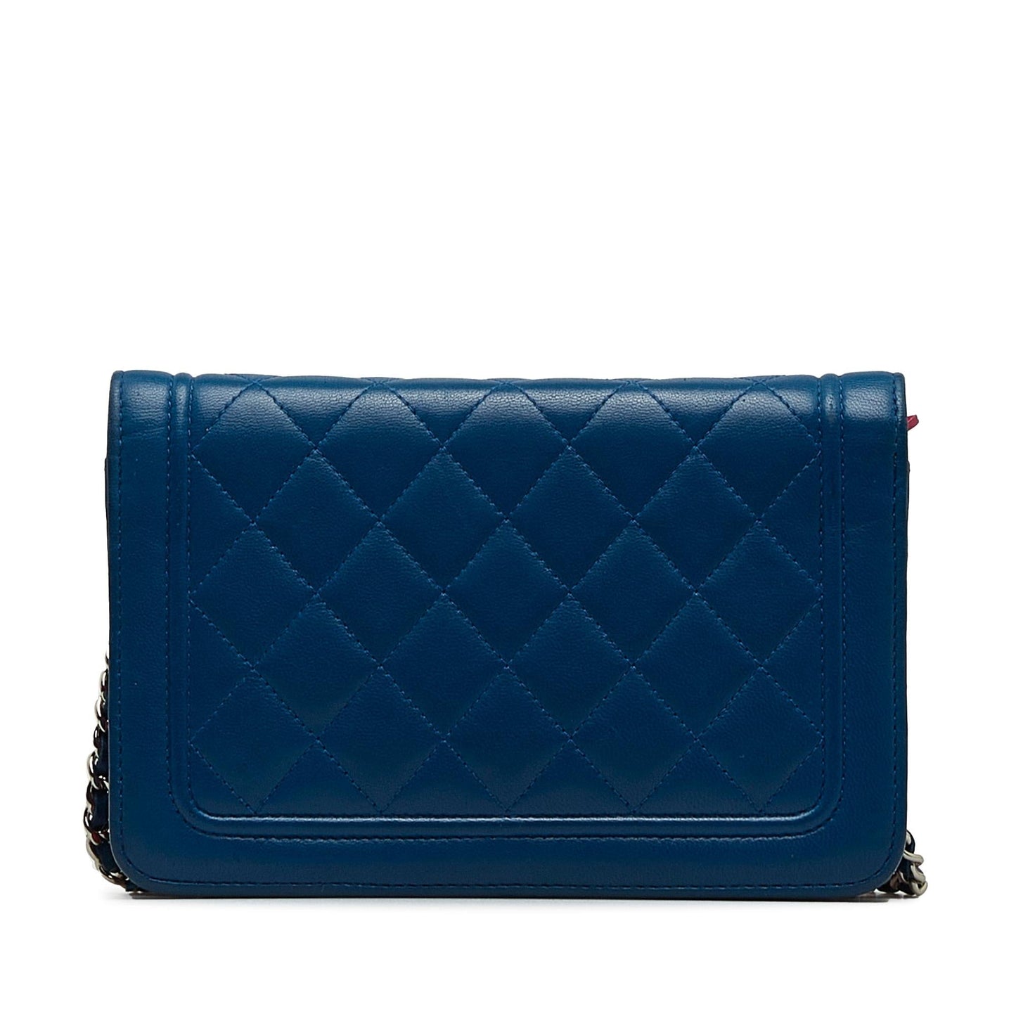 Chanel CC Quilted Lambskin On Wallet Case Shg Pnzxlk