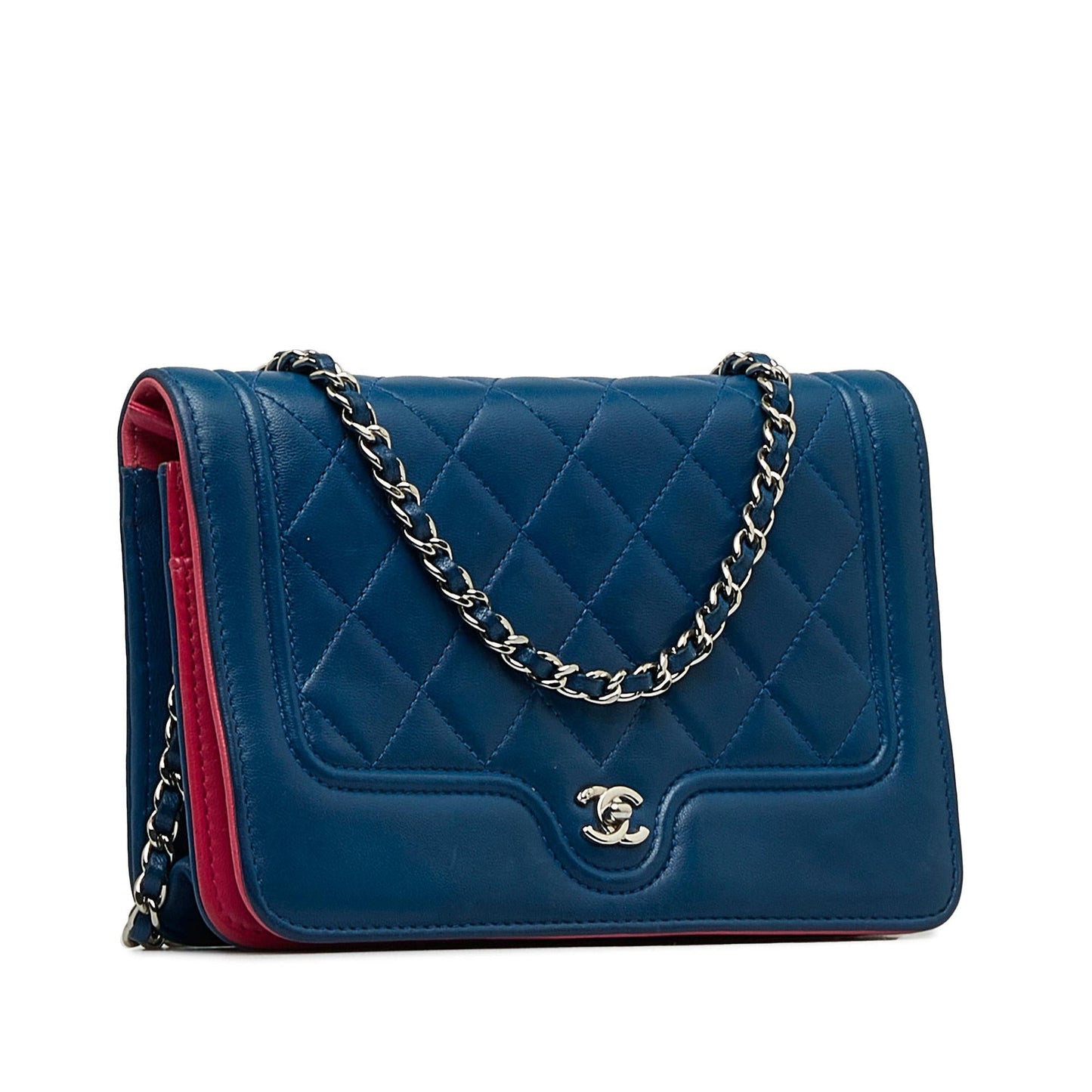 Chanel CC Quilted Lambskin On Wallet Case Shg Pnzxlk