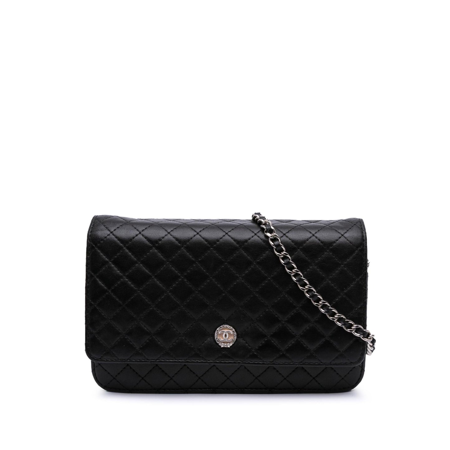 Chanel CC Quilted Lambskin On Wallet Case Chain 2