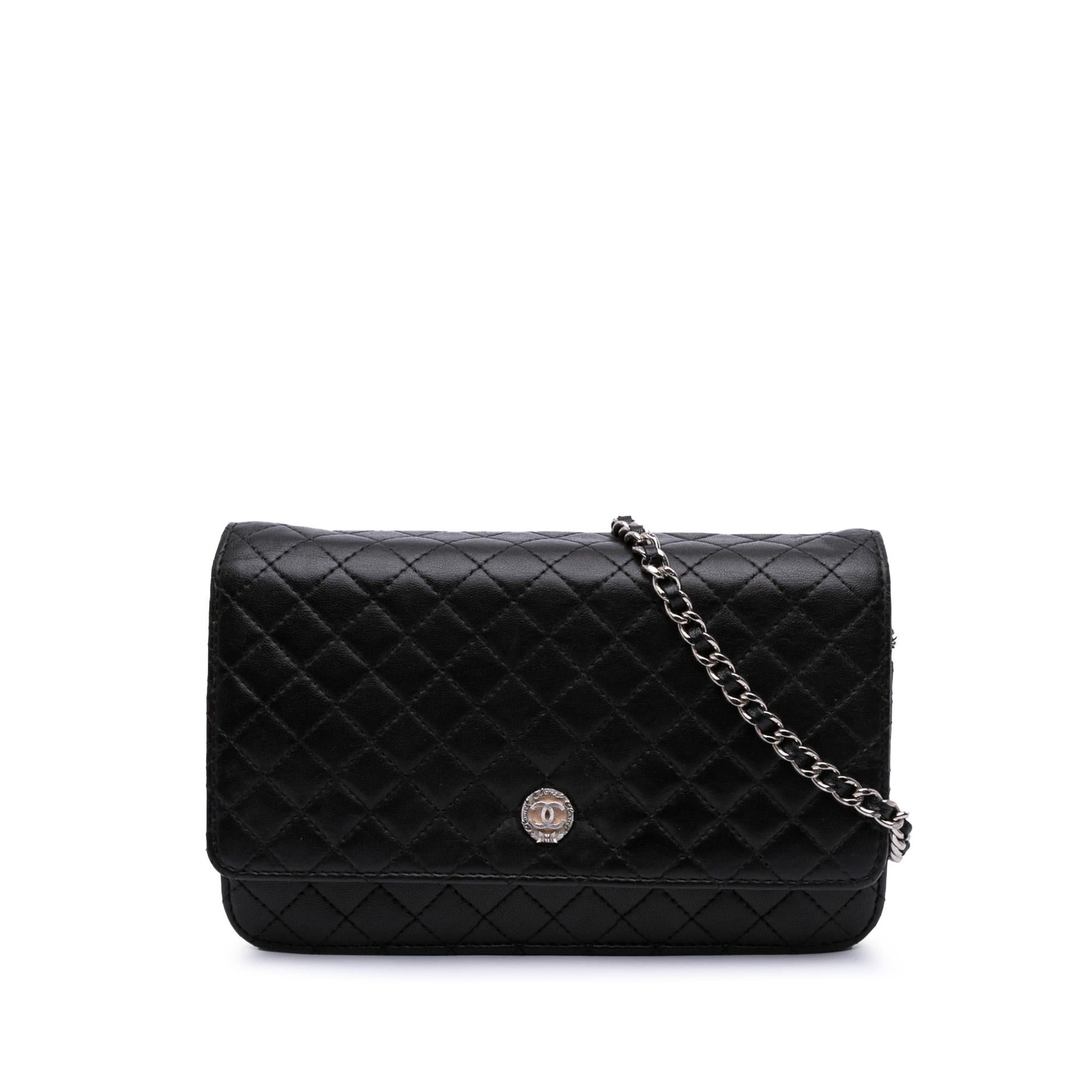 Chanel CC Quilted Lambskin On Wallet Case Chain 2