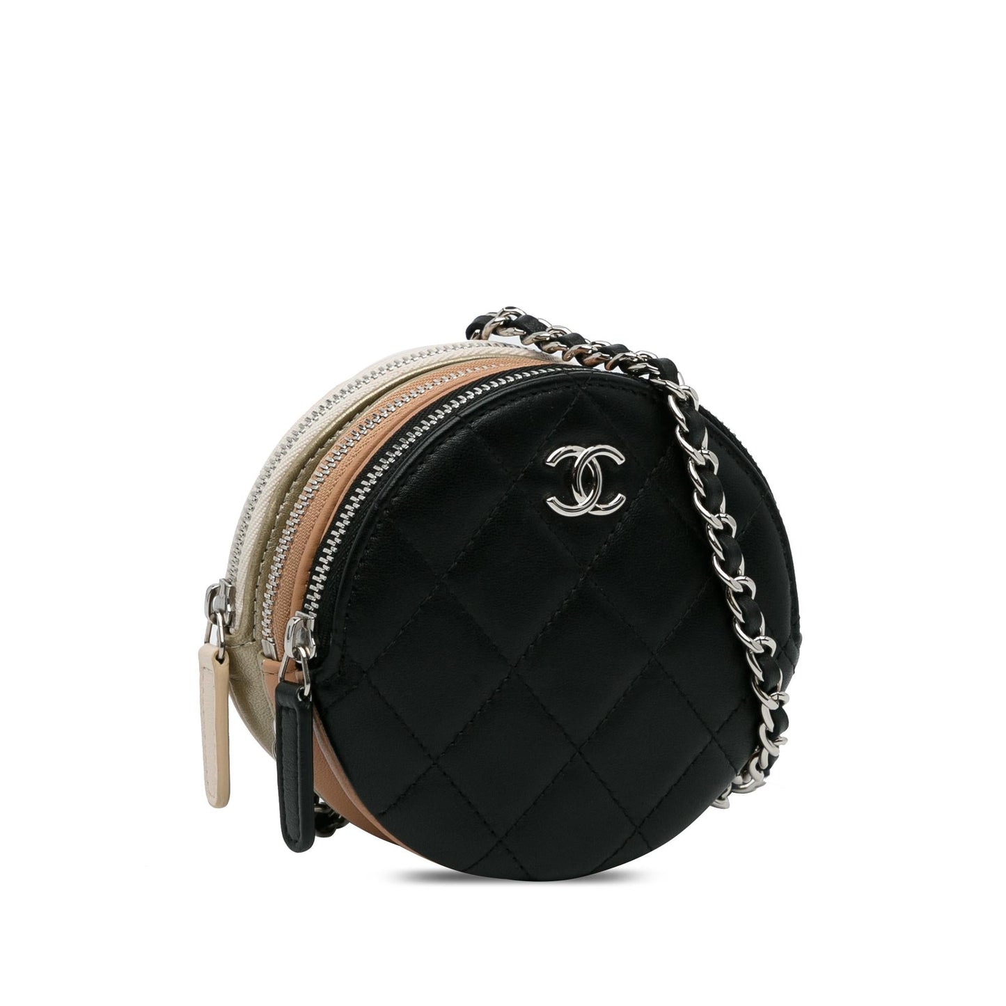 Chanel CC Round Triple Zip SHG-kLY0yh Crossbody Bag