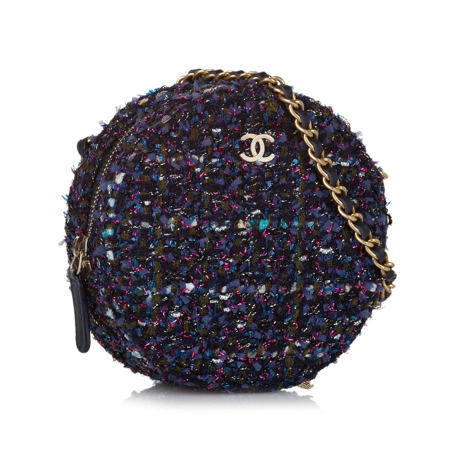 Chanel CC Round Tweed SHG-HyzfFk Crossbody Bag
