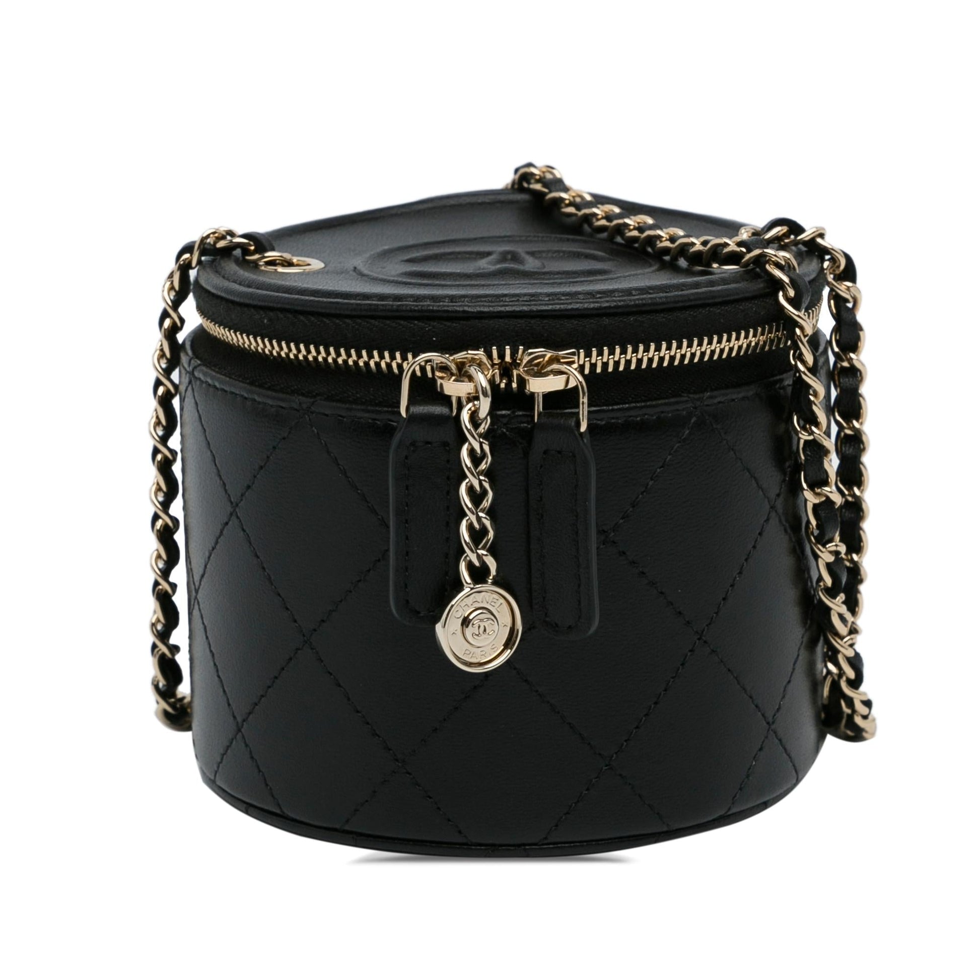 Chanel CC Round Vanity Handbag