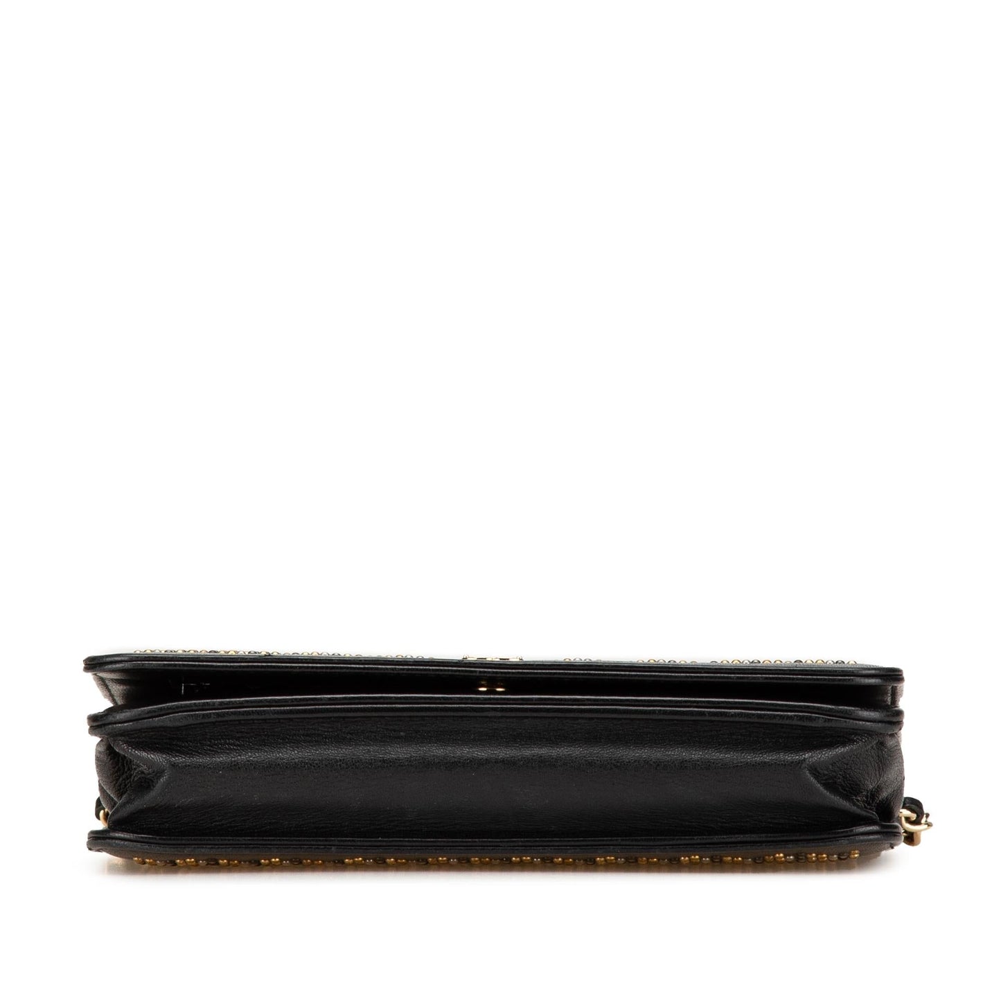 Chanel CC Studded Lambskin on Wallet Case