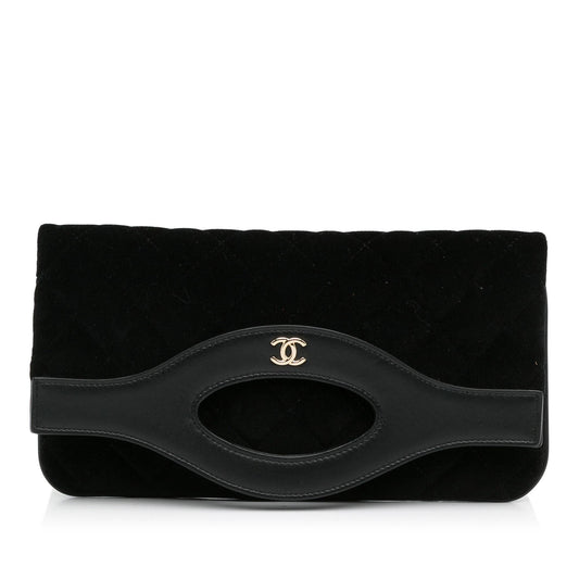 Chanel CC Velvet SHG-jvTl7a Clutch Bag