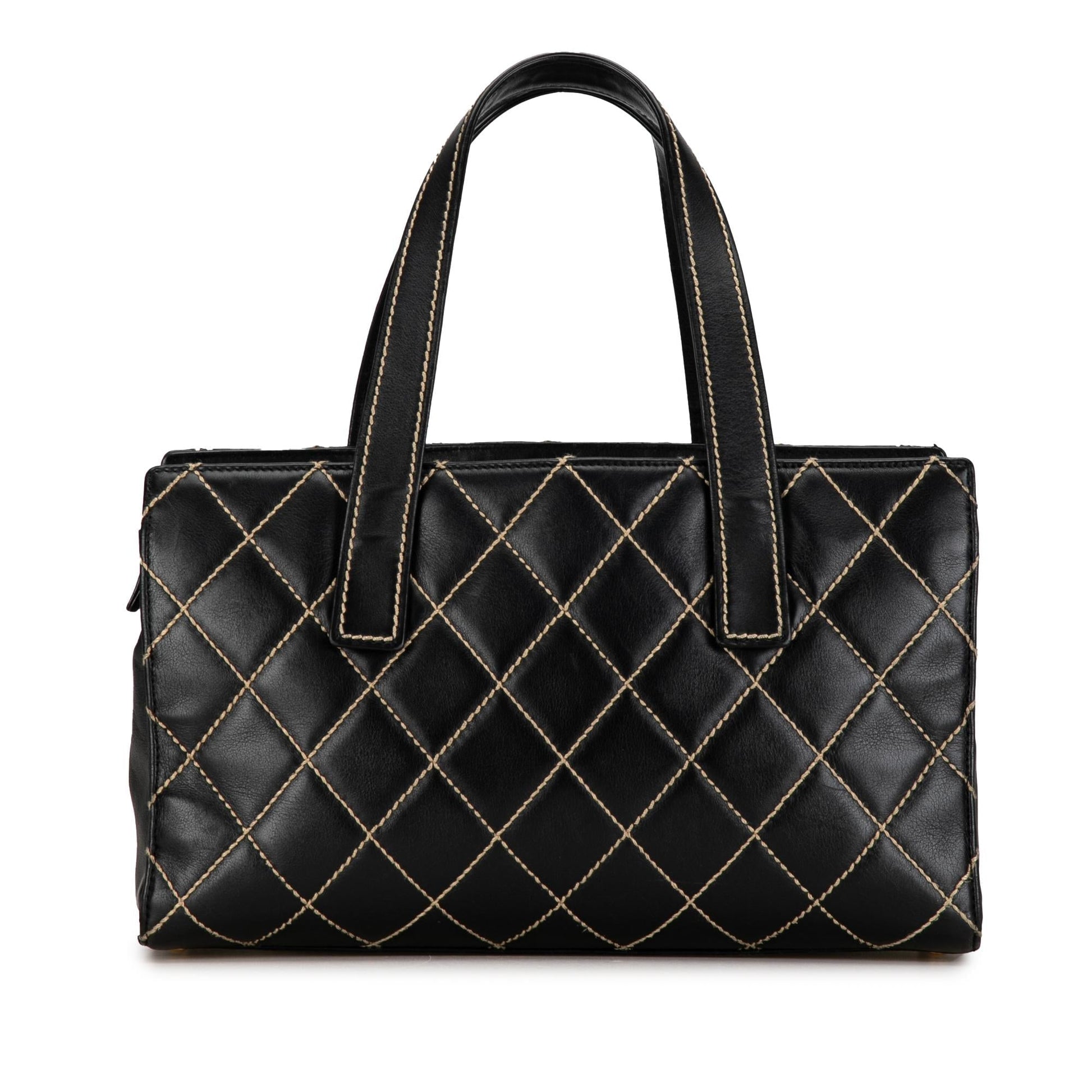 Chanel CC Wild Stitch Calfskin SHG-jhoL0S Tote Bag