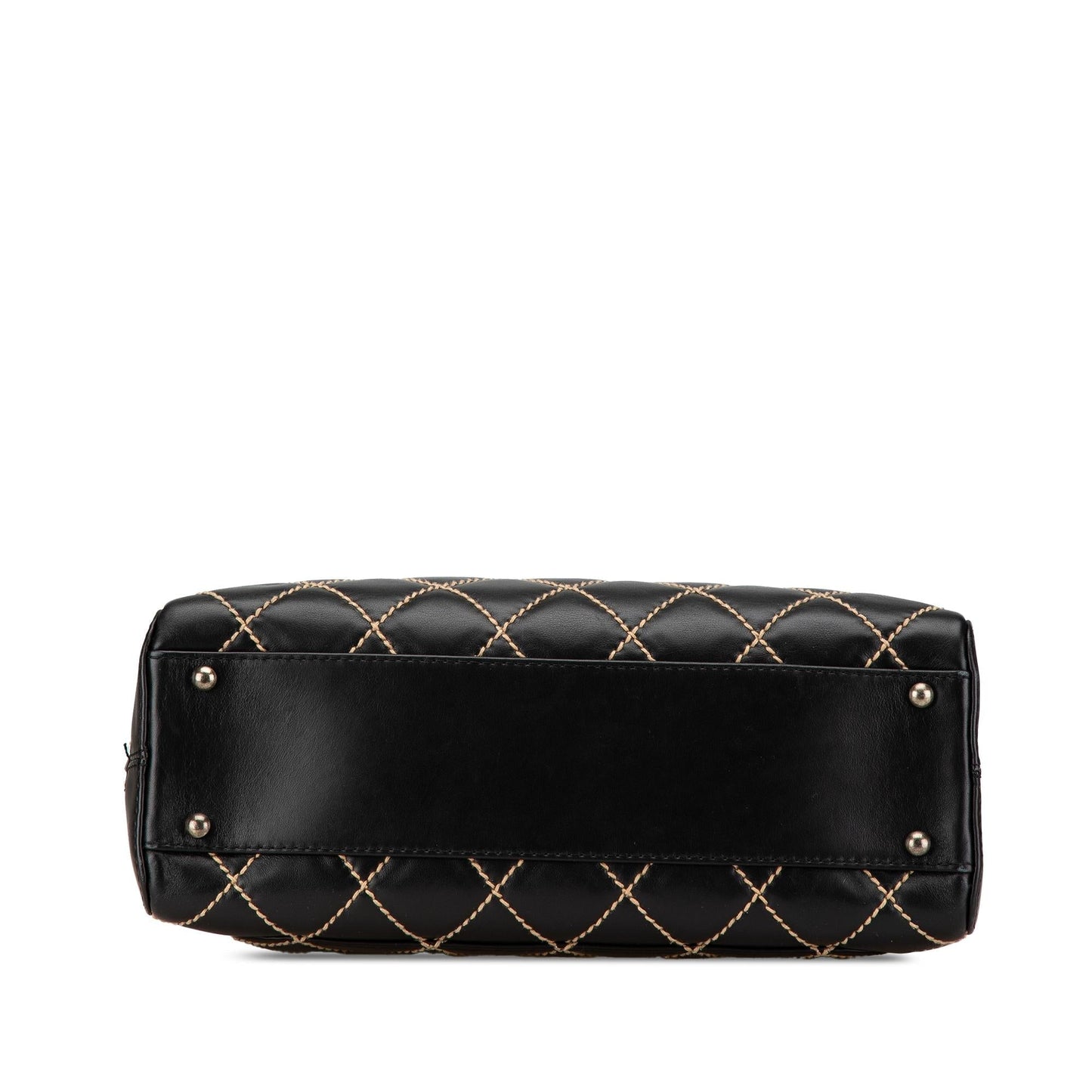 Chanel CC Wild Stitch Lambskin Handbag Lambskin Handbag