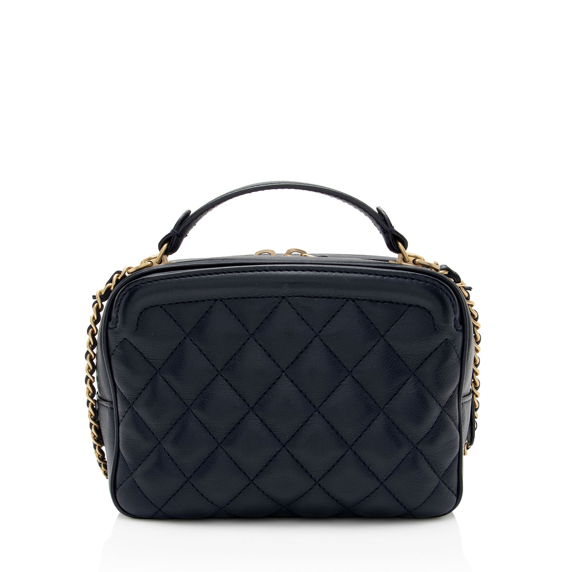 Chanel Calfskin CC Vanity SHF-7b563I Small Handbag