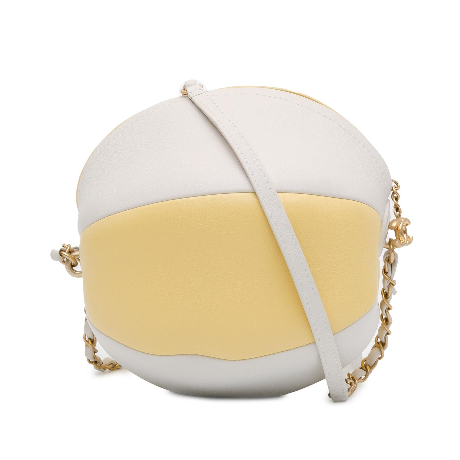 Chanel Calfskin Coco Beach Ball Handbag