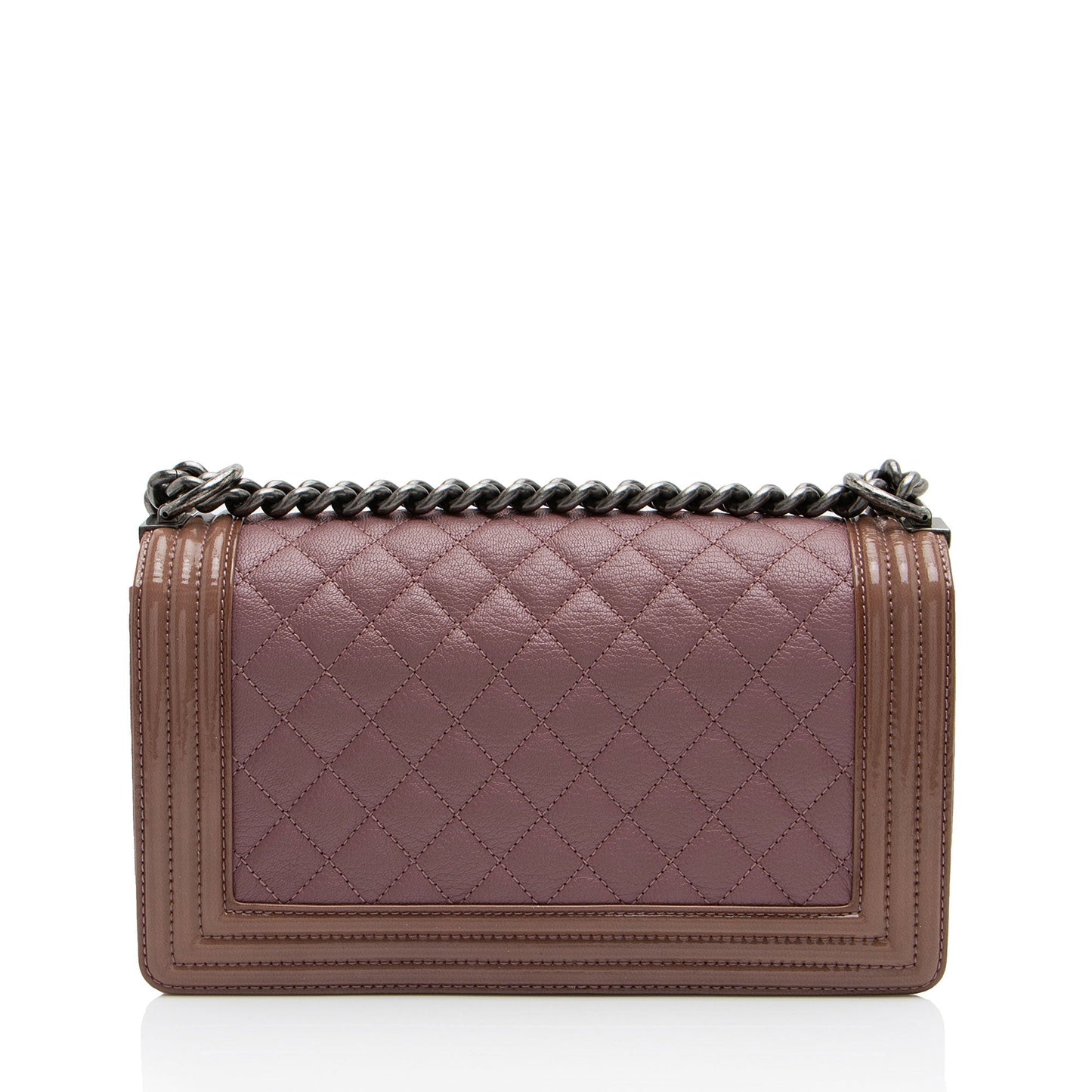 Chanel Calfskin Patent Old Boy Handbag