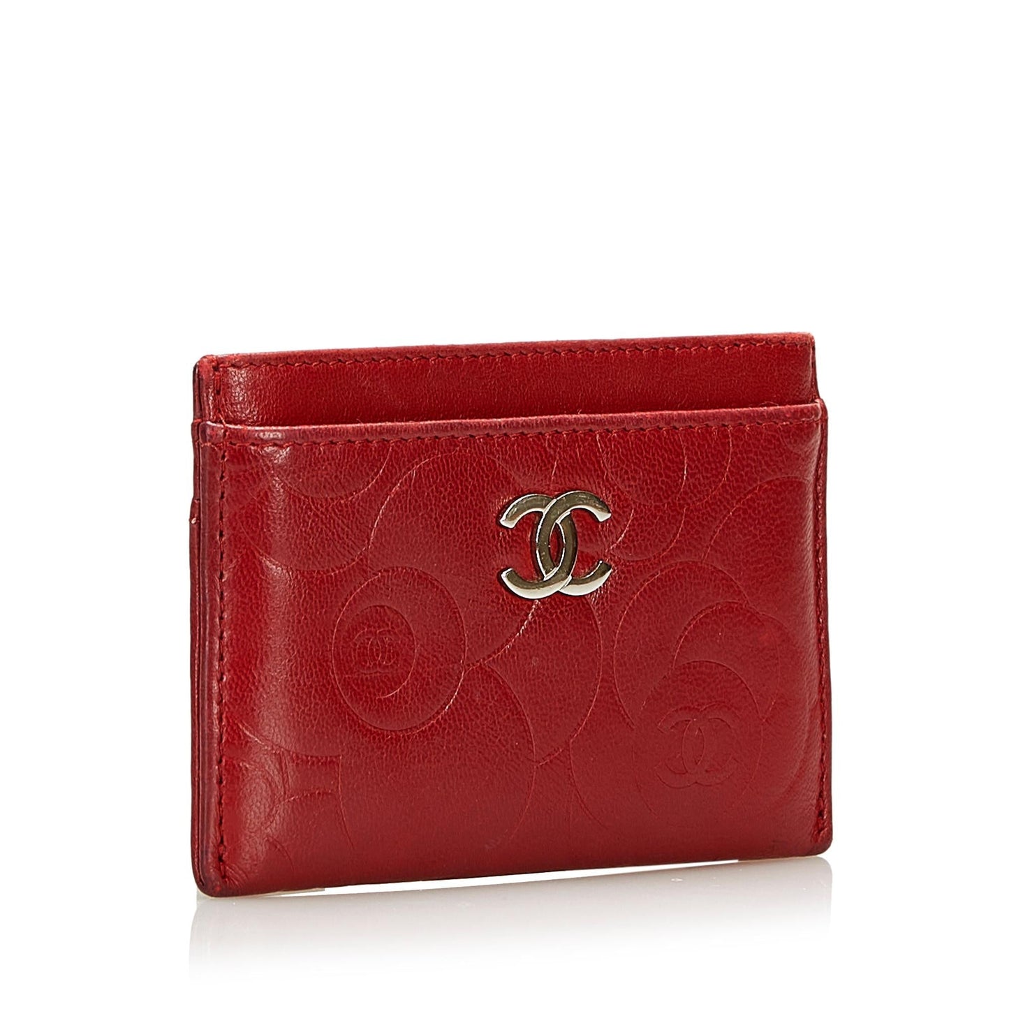 Chanel Camellia Card Holder SHG Wallet Case