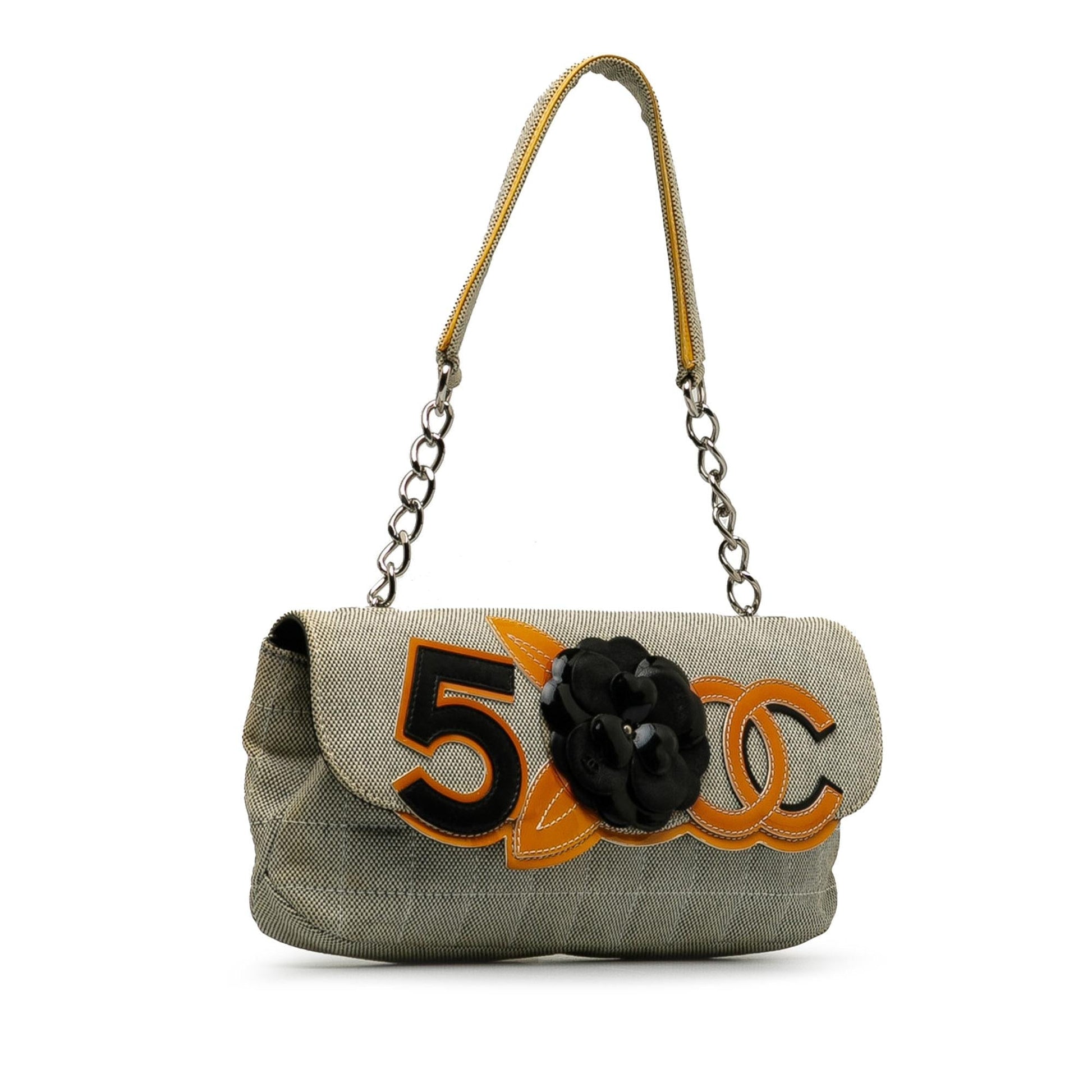Chanel Camellia Cc No. 5 Baguette SHG-5NQaai Handbag