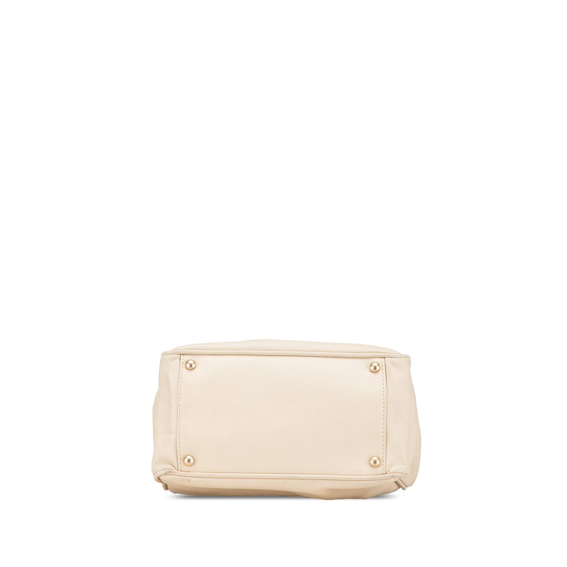 Chanel Camellia Lambskin Logo Tote Bag