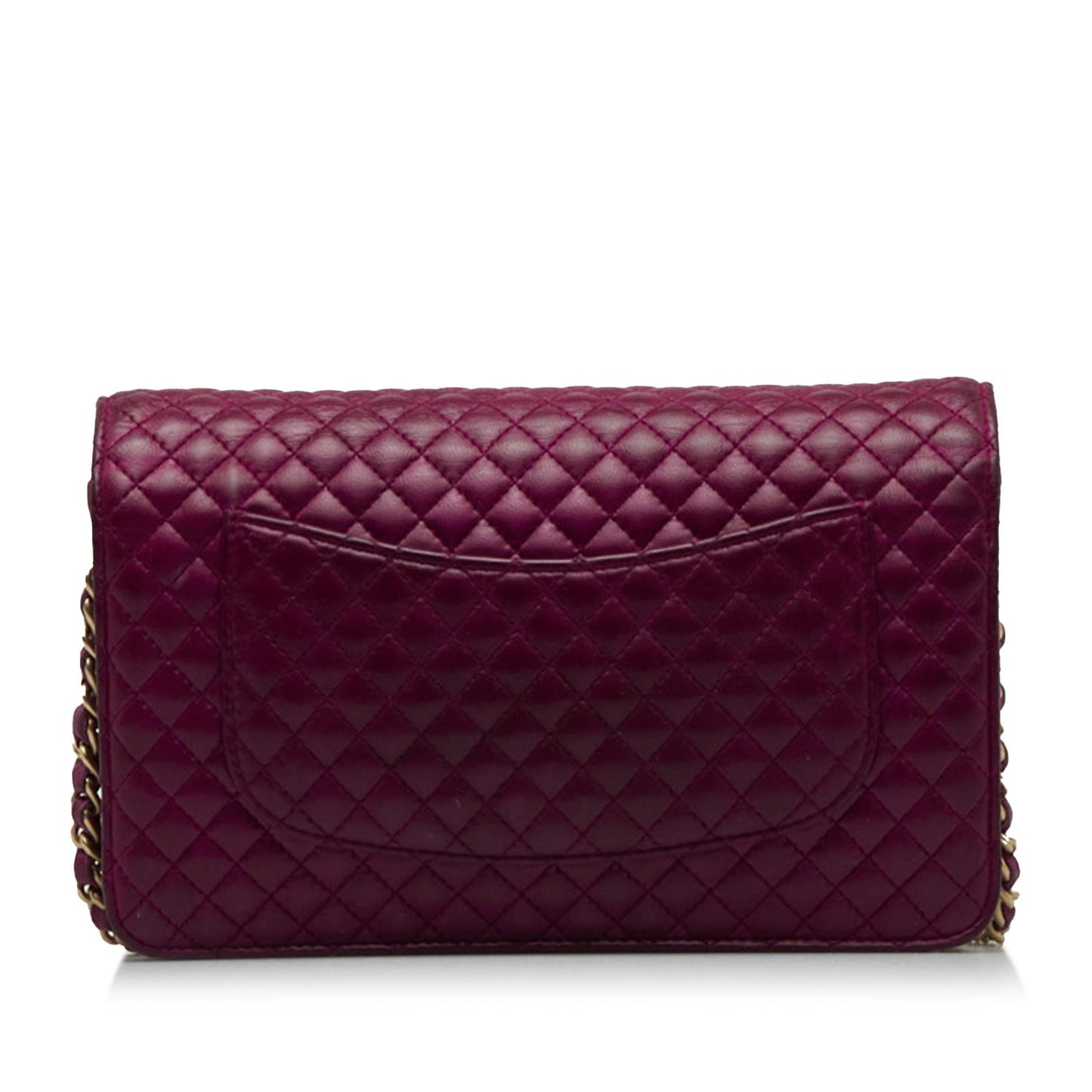 Chanel Camellia On Wallet Case On Chain