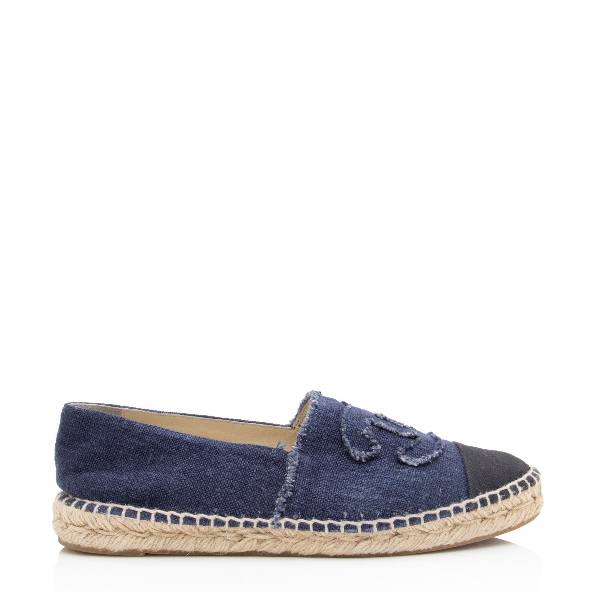 Chanel Denim CC Espadrilles Handbag