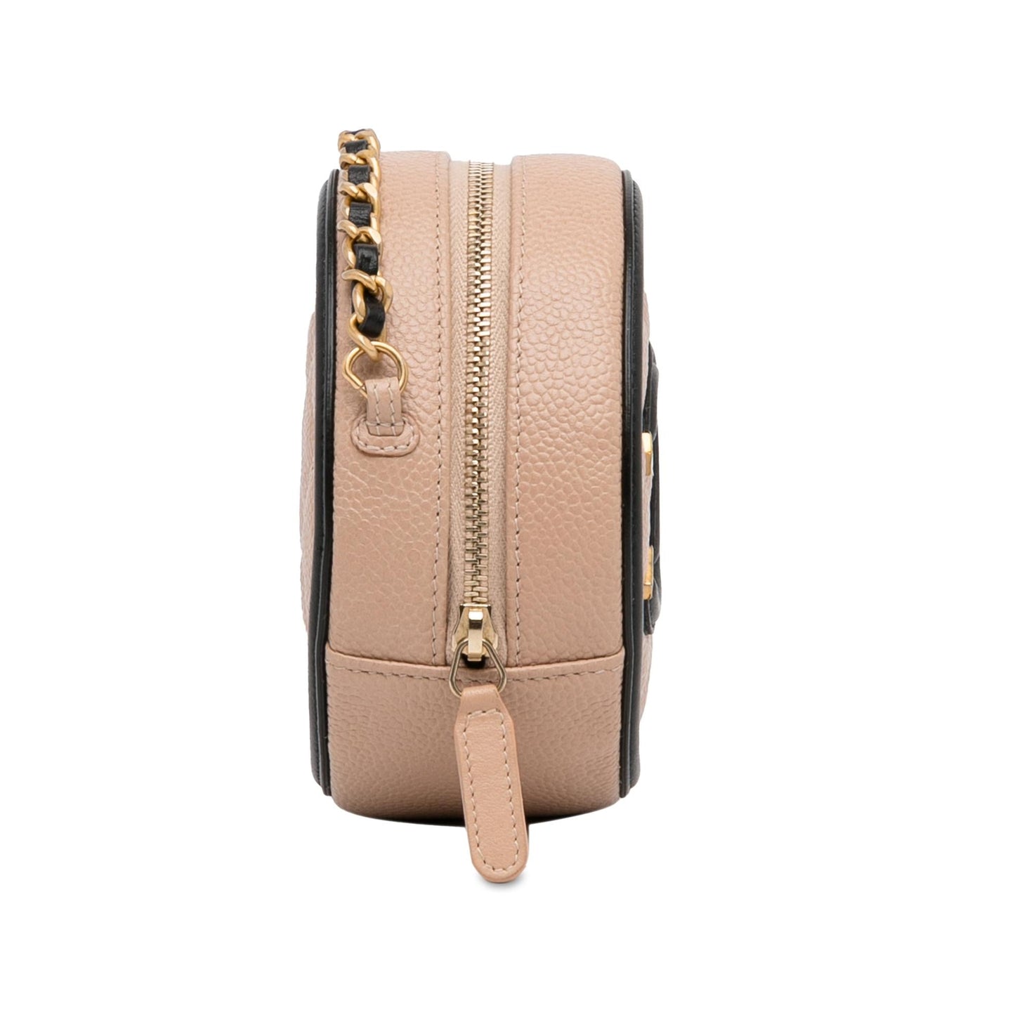 Chanel Caviar CC Filigree Round SHG-gqaR43 Crossbody Bag