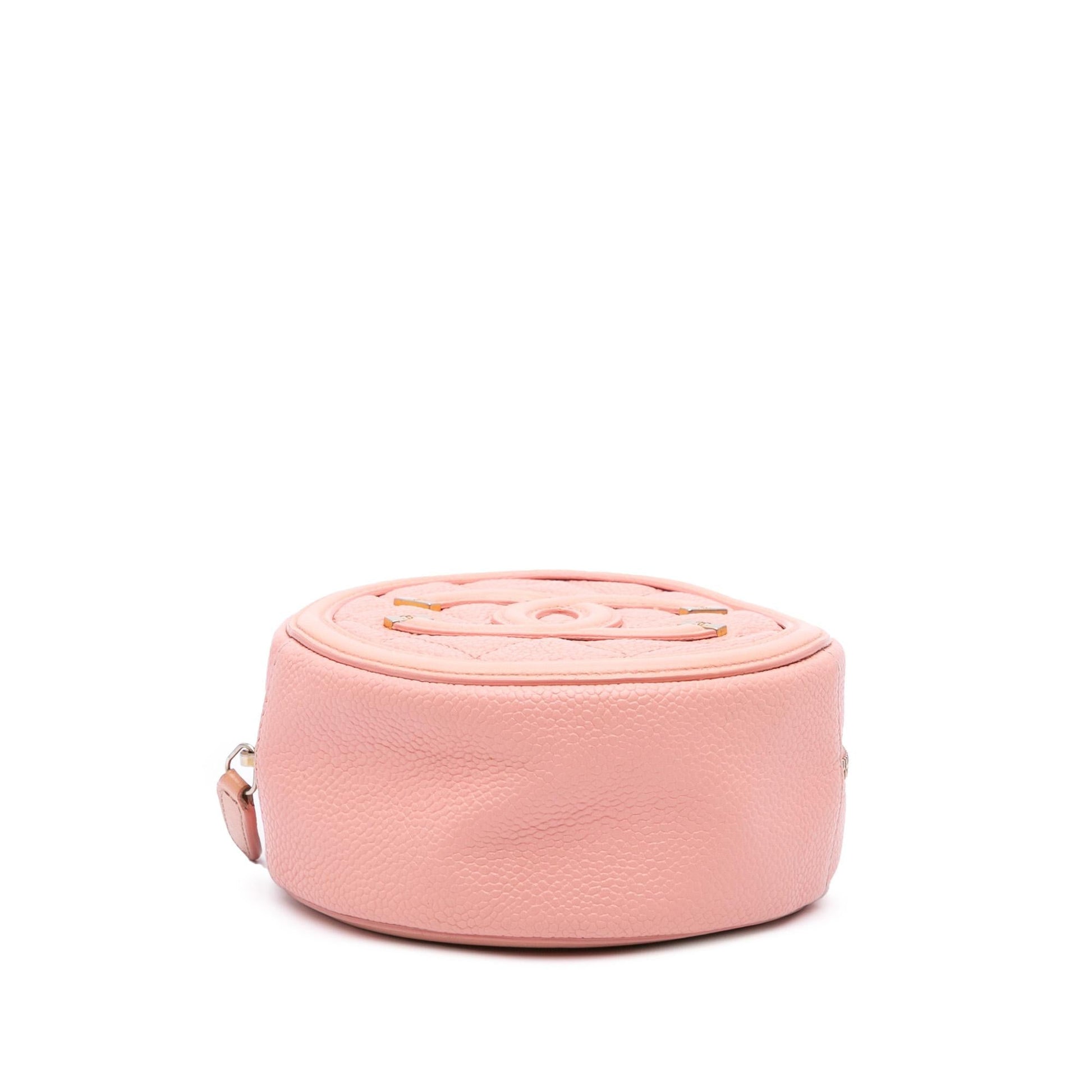 Chanel Caviar CC Filigree Round Crossbody Bag Crossbody 2