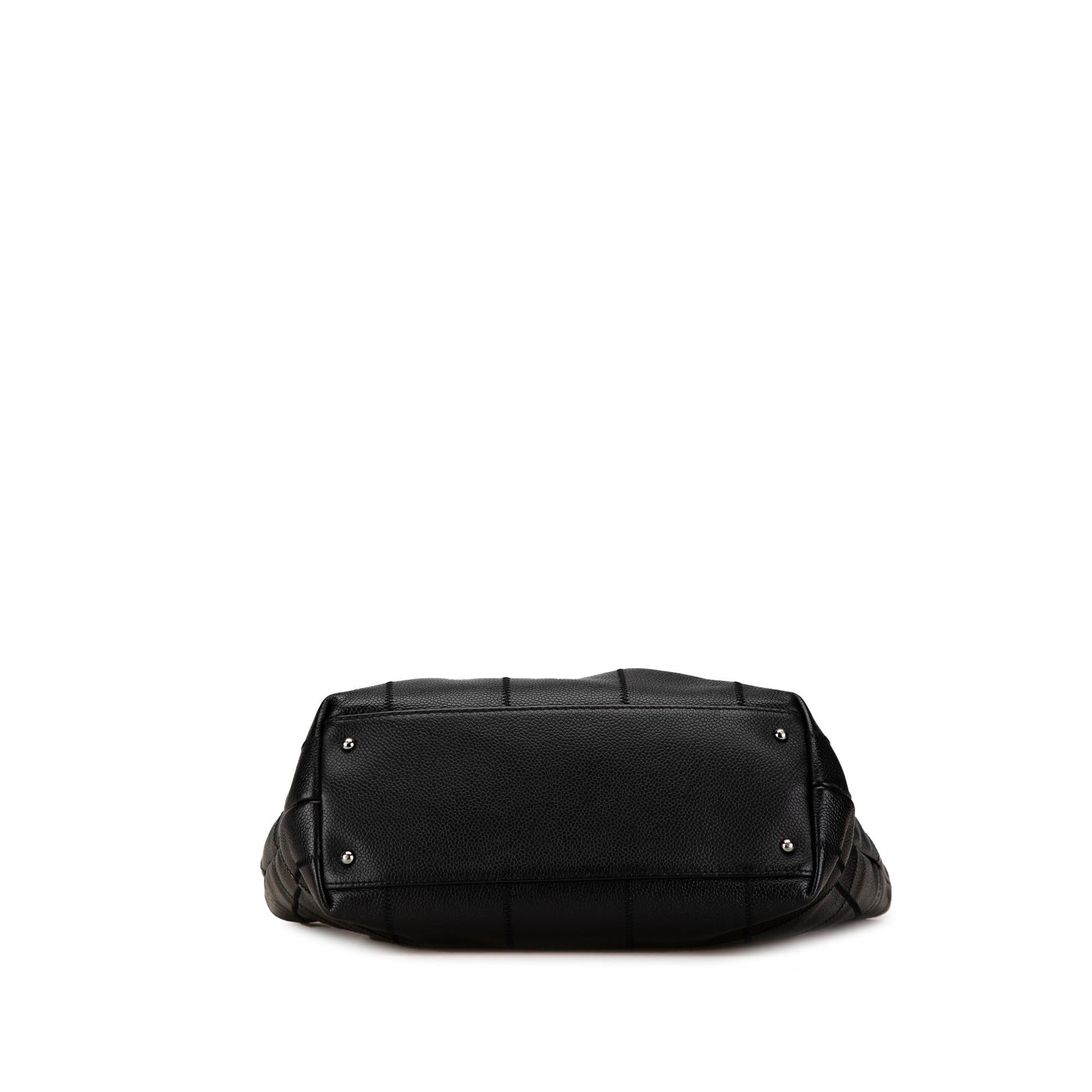 Chanel Caviar Choco Bar Tote Bag