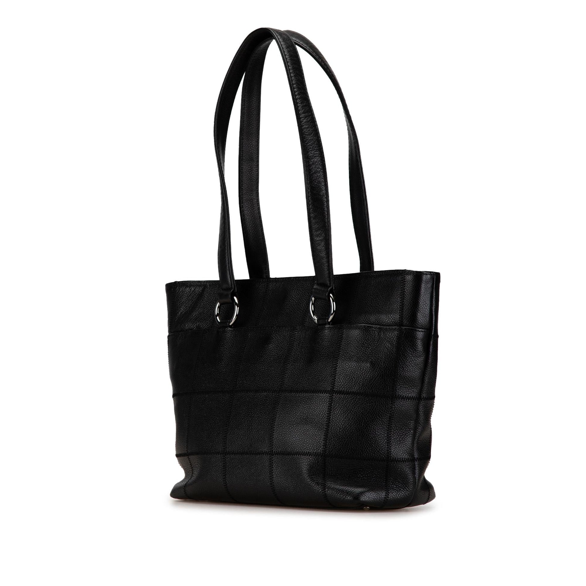 Chanel Caviar Choco Bar Tote Bag Tote 3