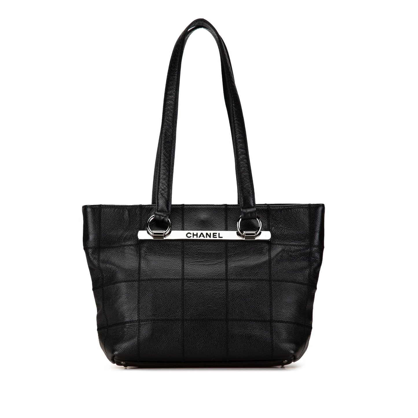 Chanel Caviar Choco Bar Tote Bag Tote 4