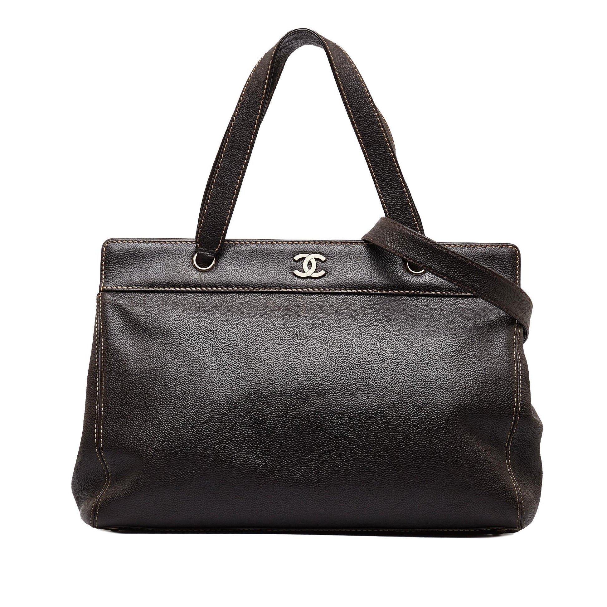 Chanel Caviar Executive Satchel SHG-eZQRll Satchel Bag