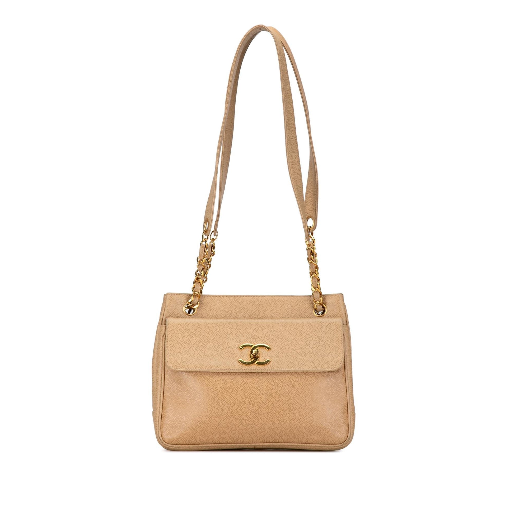 Chanel Caviar Front Pocket SHG-C0RSAf Shoulder Bag