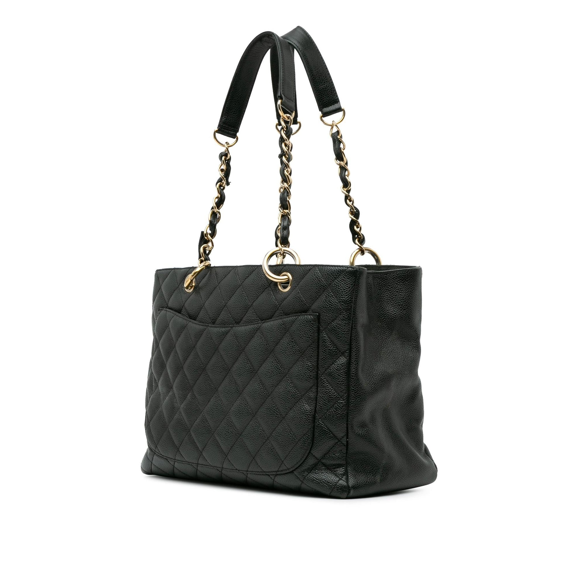 Chanel Caviar Grand Shopping Tote Bag