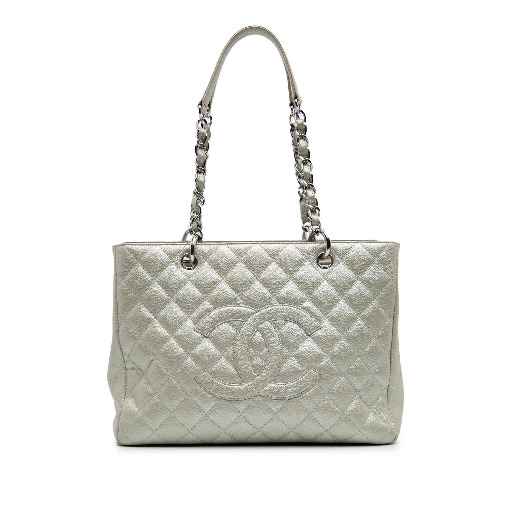 Chanel Caviar Grand Shopping Tote Bag Tote 22