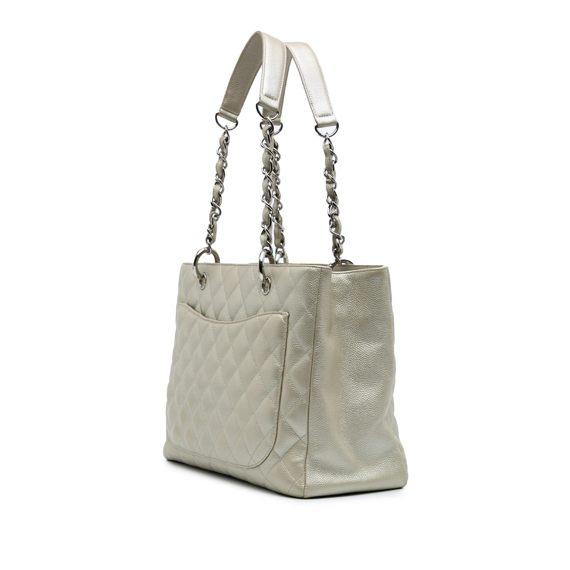 Chanel Caviar Grand Shopping Tote Bag Tote 22