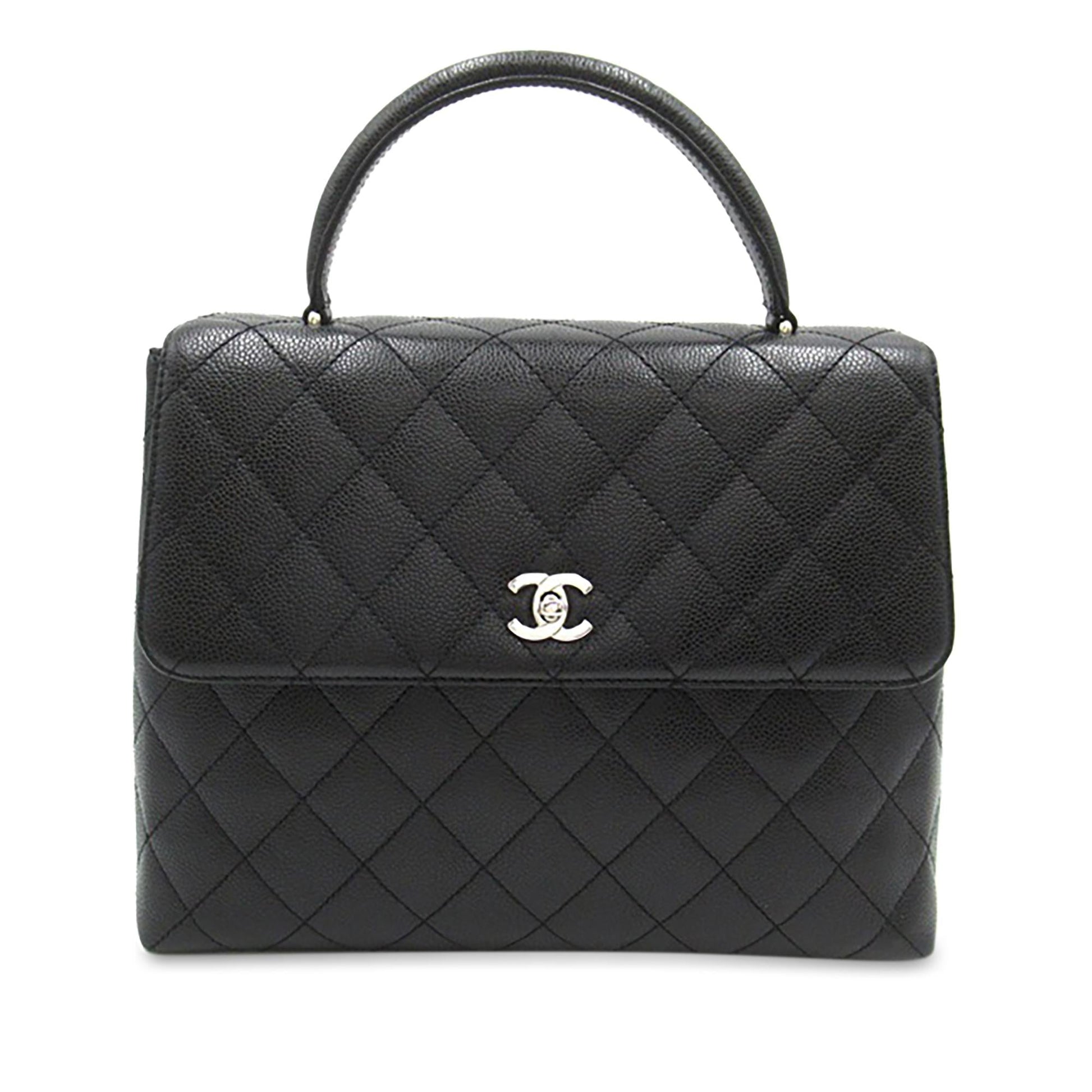 Chanel Caviar Kelly Top Handle SHG-5Na6ye Handbag