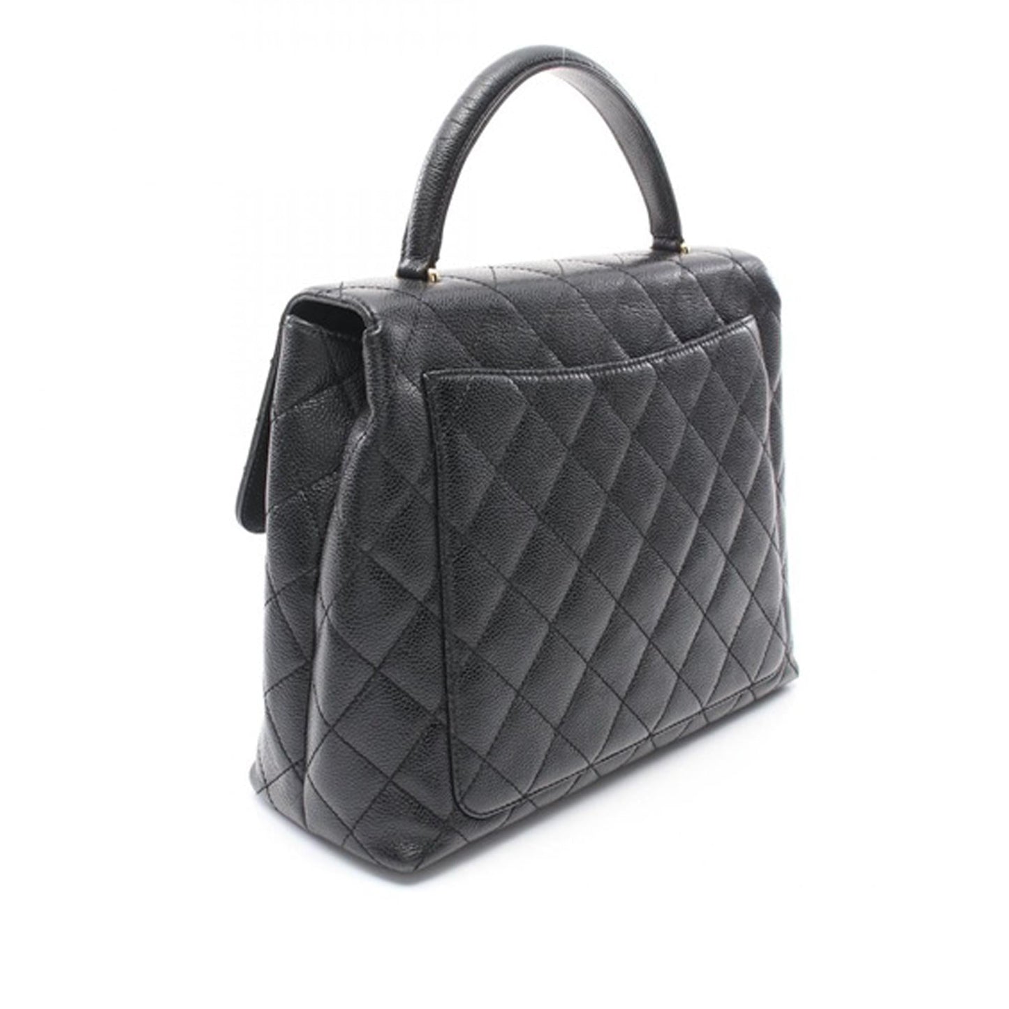 Chanel Caviar Kelly Top Handle SHG-TzXj4g Handbag