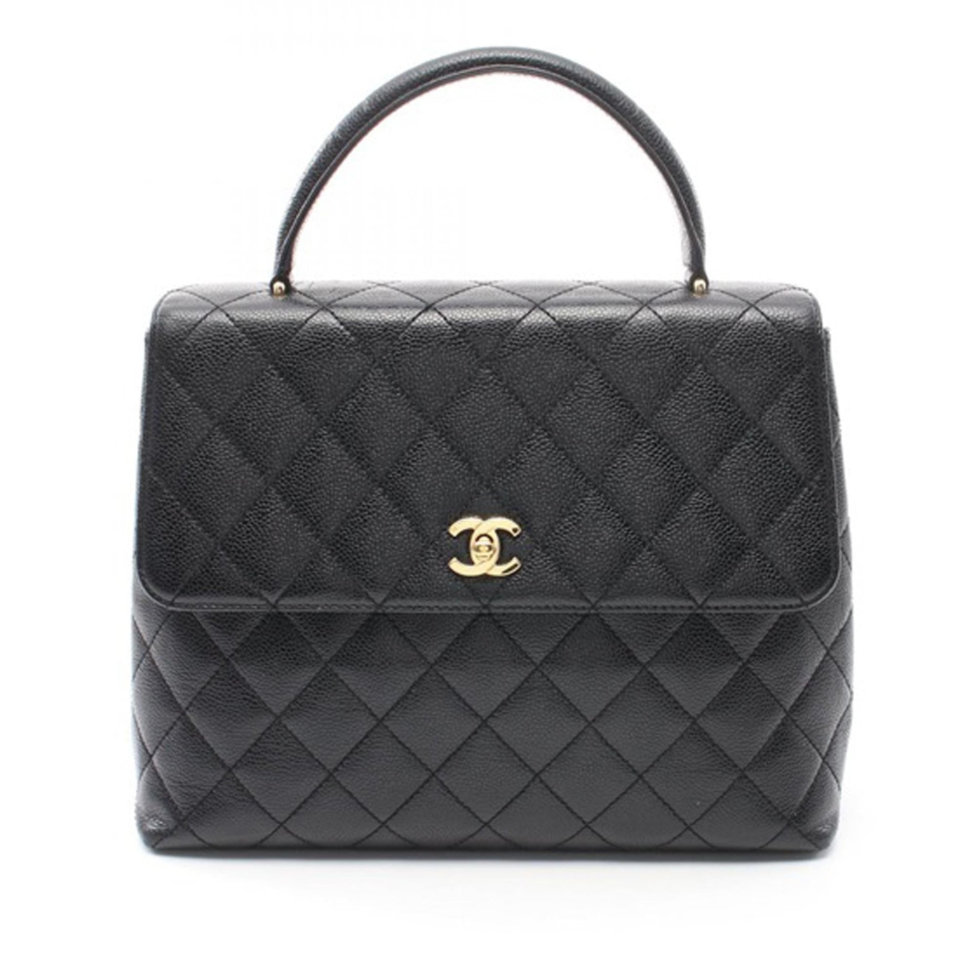 Chanel Caviar Kelly Top Handle Handbag