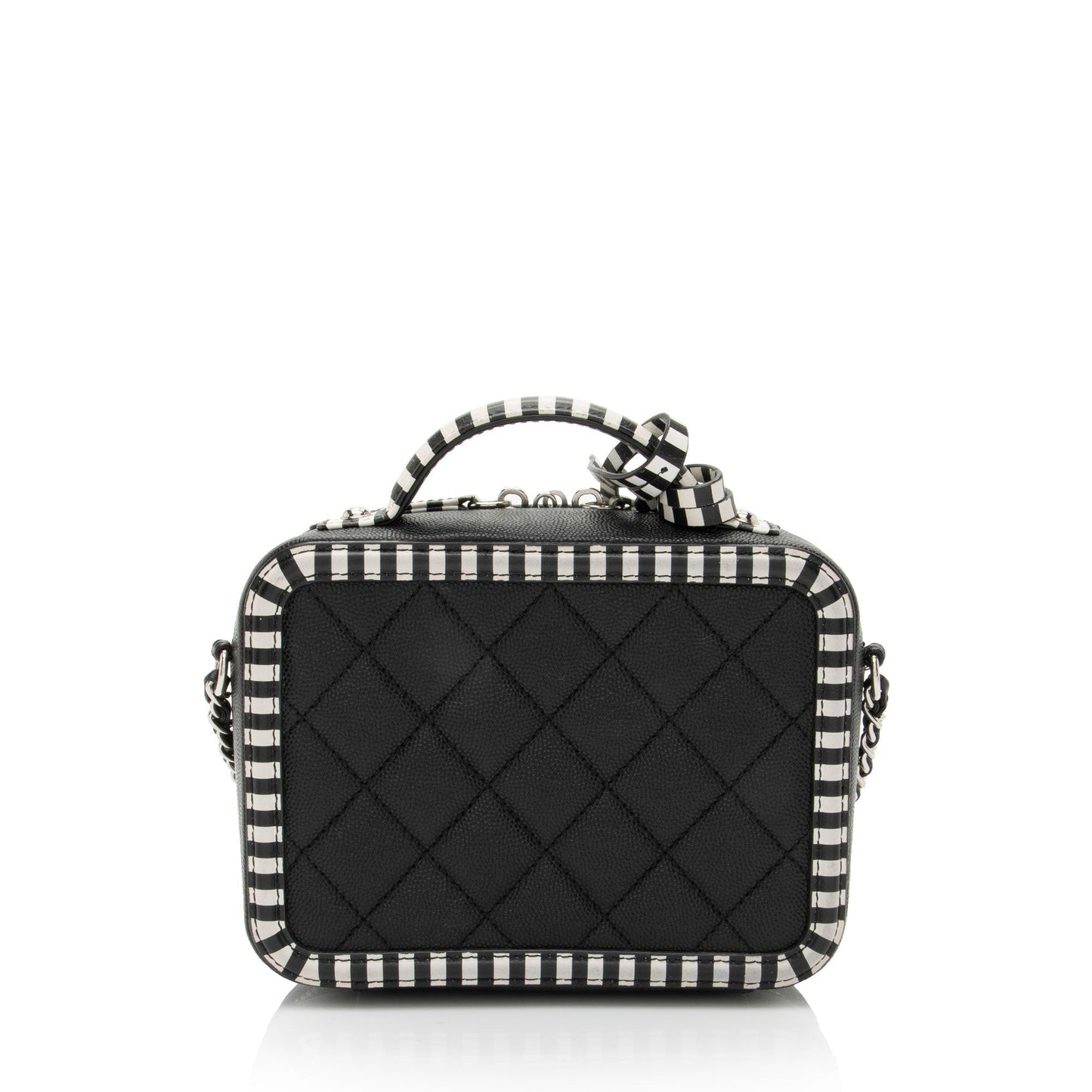 Chanel Caviar CC Filigree Vanity Small Leather Handbag