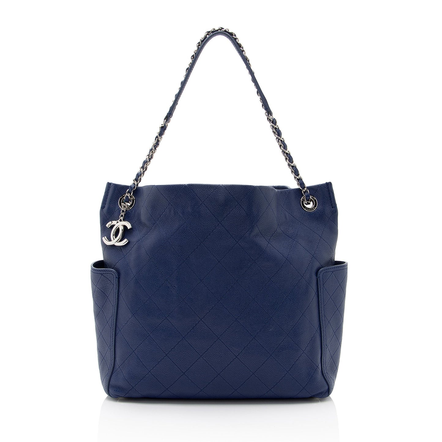 Chanel Caviar CC Pocket Hobo SHF-FN0TcF Leather Shoulder Bag