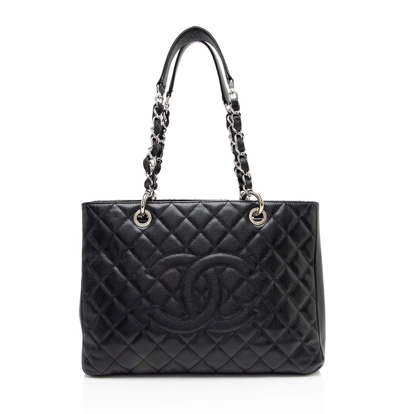Chanel Caviar Grand Shopping SHF-6g7uPR Leather Tote Bag